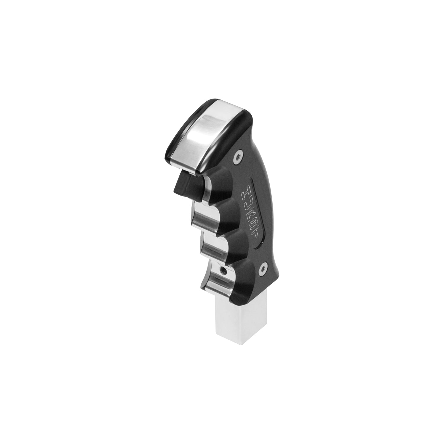 Hurst 5380436 Pistol Grip Automatic Shifter Handle; Black Polished/Anodized Aluminum; Hurst 5380436