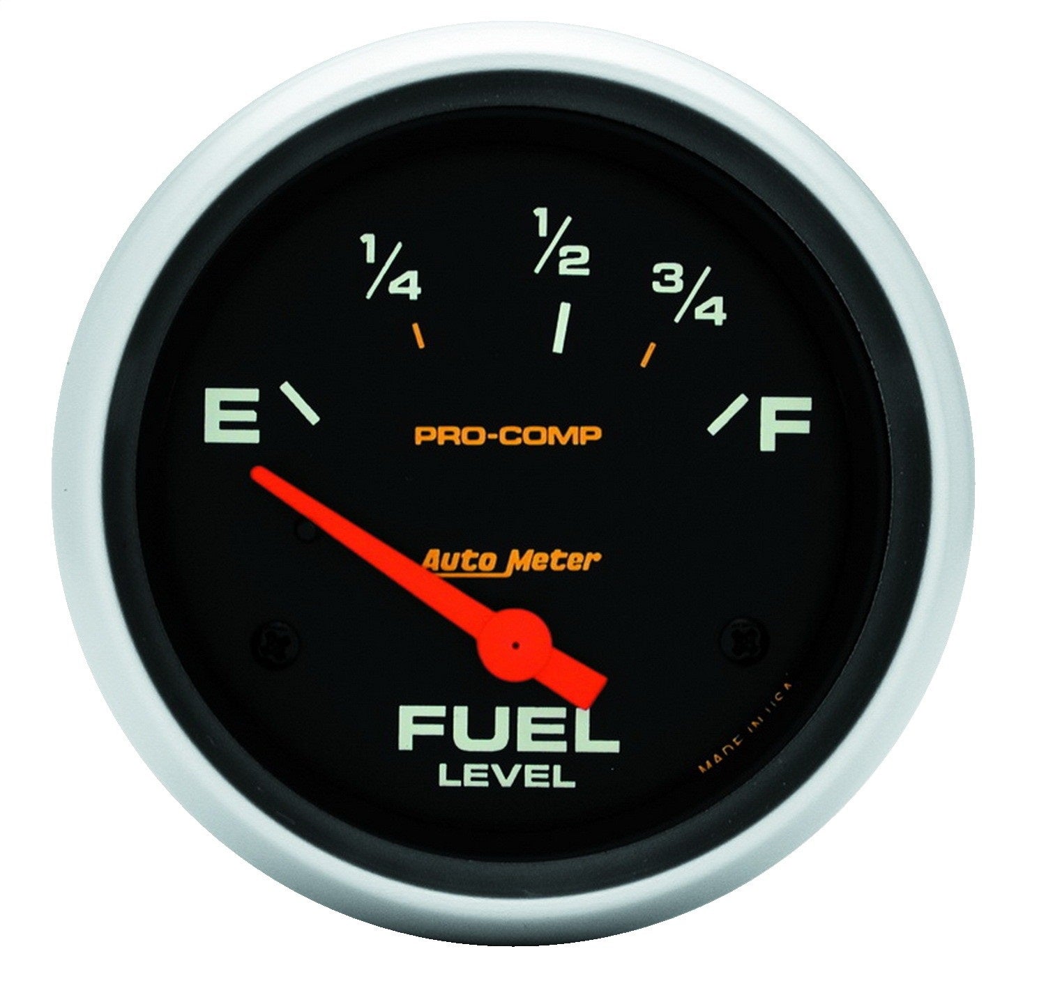 AutoMeter 5416 GAUGE; FUEL LEVEL; 2 5/8in.; 73OE TO 10OF; ELEC; PRO-COMP AutoMeter 5416