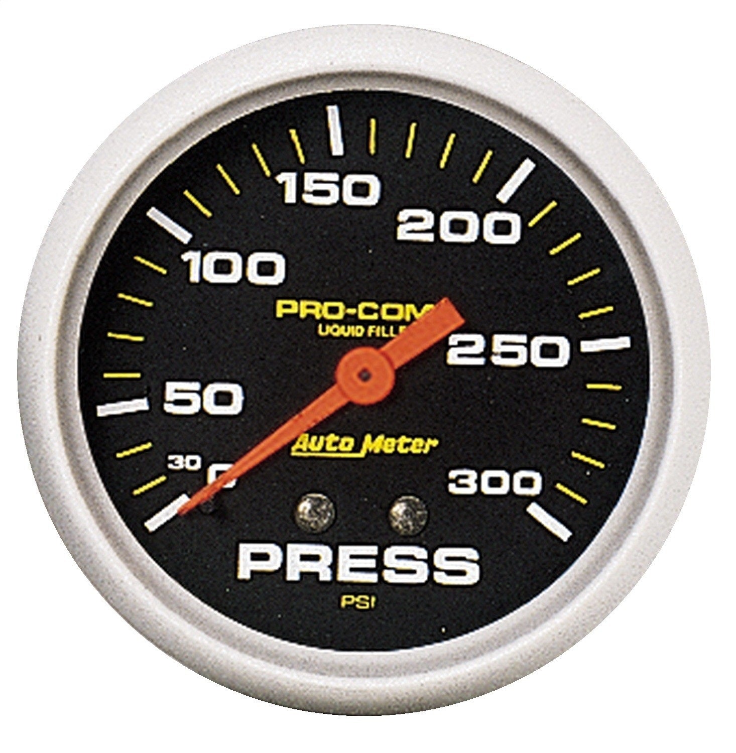AutoMeter 5423 GAUGE; PRESSURE; 2 5/8in.; 300PSI; LIQUID FILLED MECH; PRO-COMP AutoMeter 5423