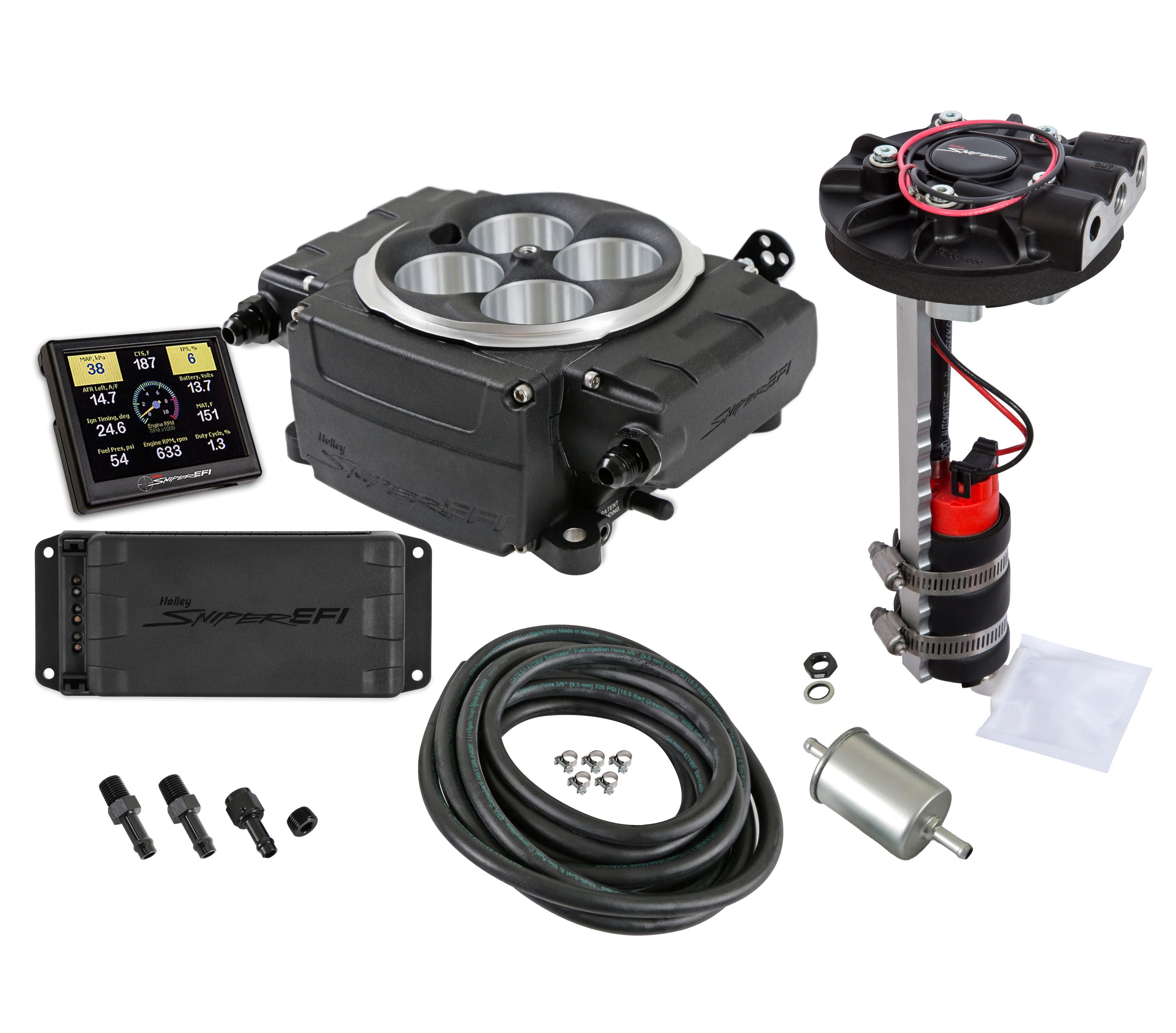 Holley Sniper EFI 550-511-3PR Holley Sniper 2 EFI - Black Holley Sniper EFI 550-511-3PR