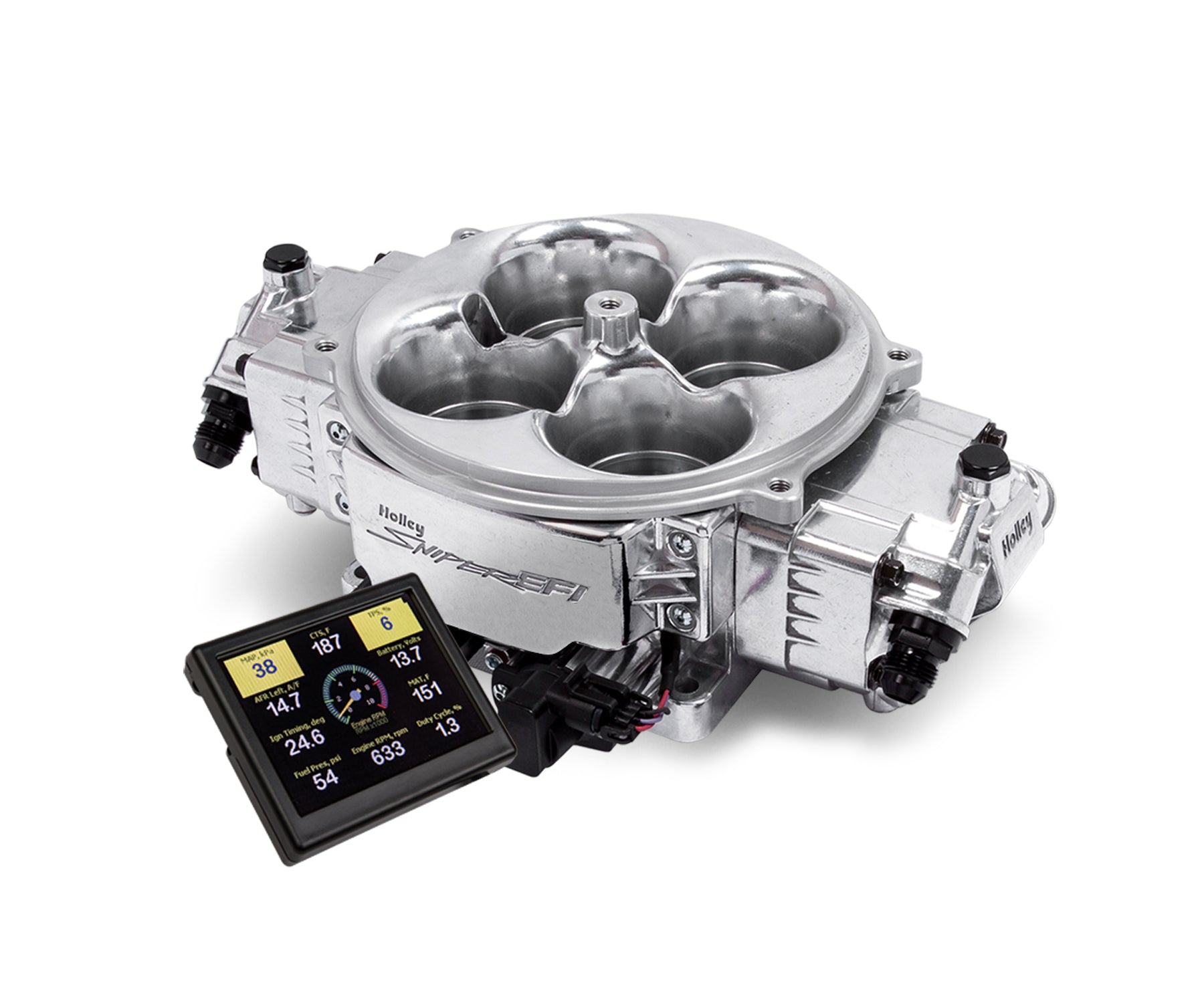 Holley Sniper EFI 550-841 Holley Sniper EFI Stealth 4500 - Polished Holley Sniper EFI 550-841