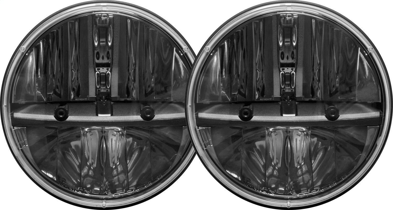 RIGID Industries 55000 RIGID 7 Inch Round Headlight Kit With PWM Anti-Flicker Adaptor Pair RIGID Industries 55000