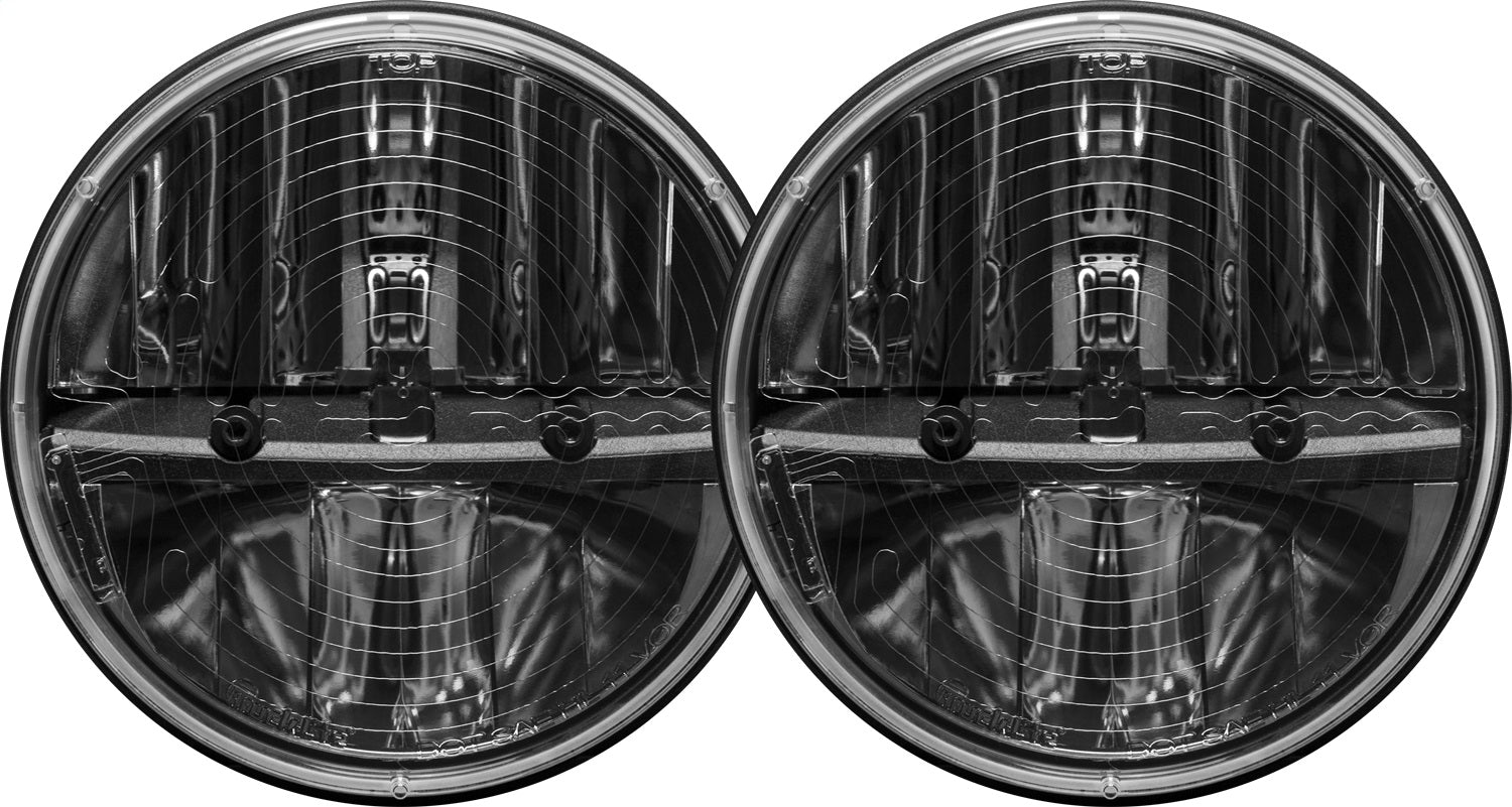 RIGID Industries 55008 RIGID 7 Inch Round Heated Headlight Kit; Non JK Version Pair RIGID Industries 55008