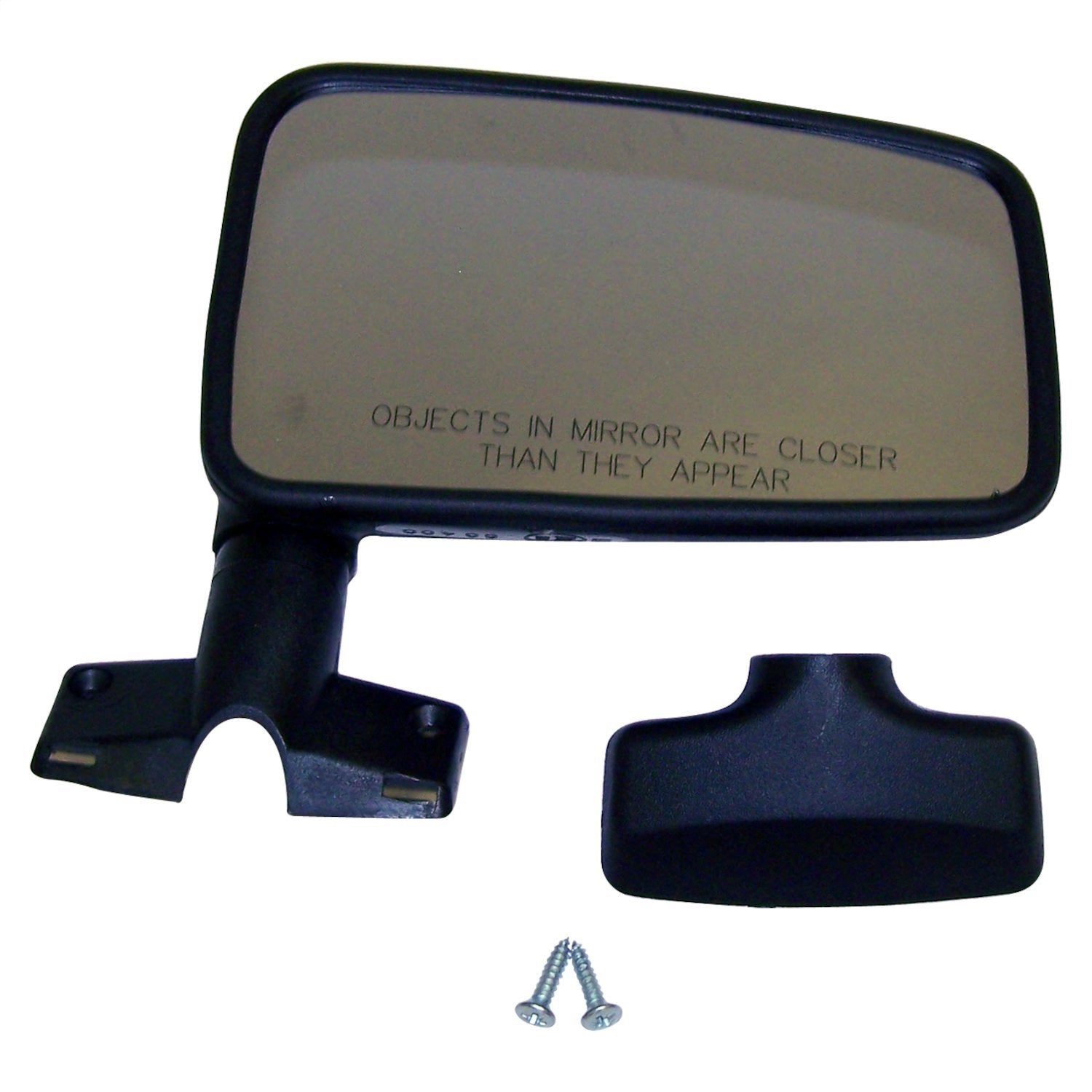 Crown Automotive Jeep Replacement 55016210 Door Mirror; Right; w/Small Non-Remote Mirrors; Crown Automotive Jeep Replacement 55016210