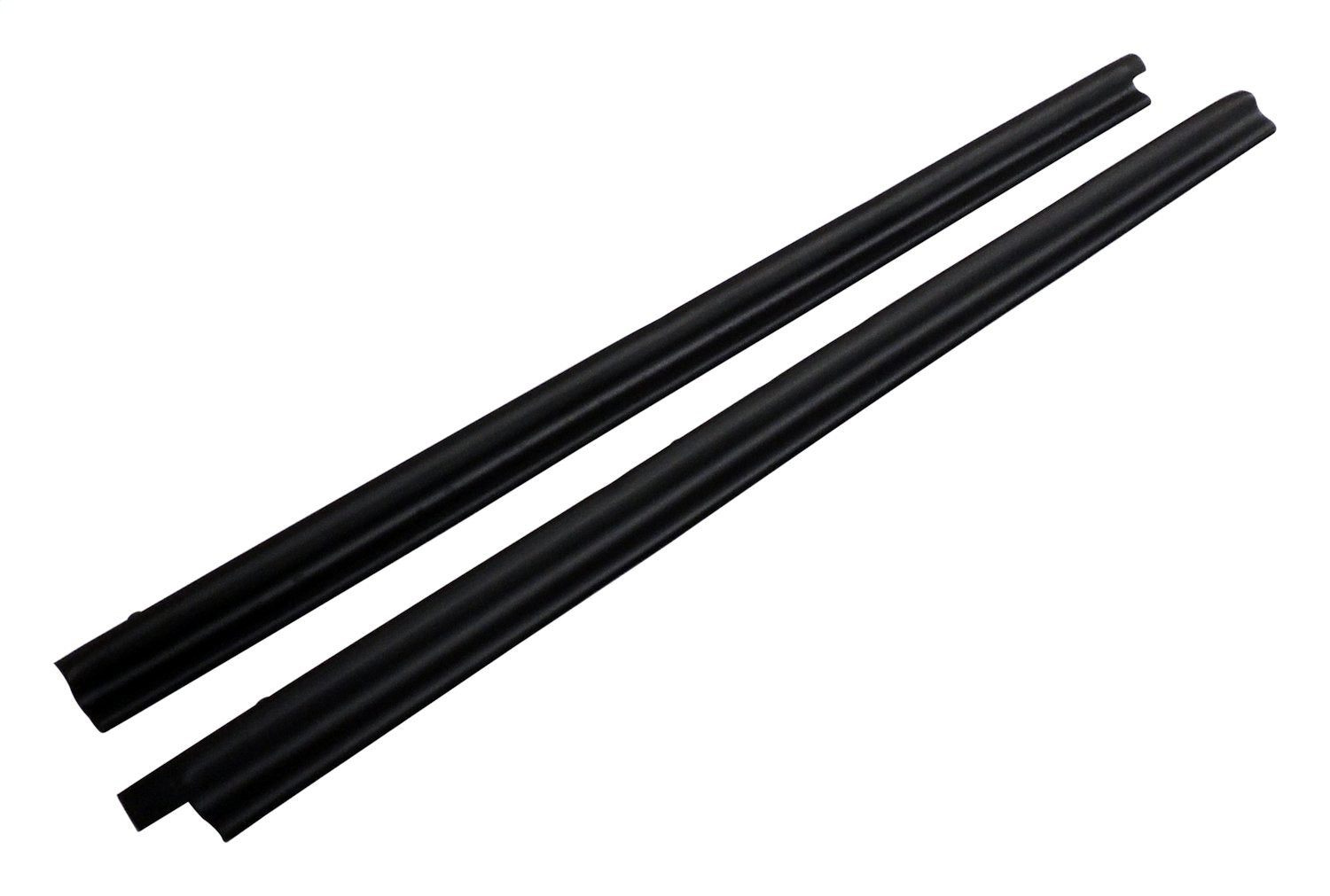 Crown Automotive Jeep Replacement 55024254K Door Glass Weatherstrip; Outer; Black; Crown Automotive Jeep Replacement 55024254K