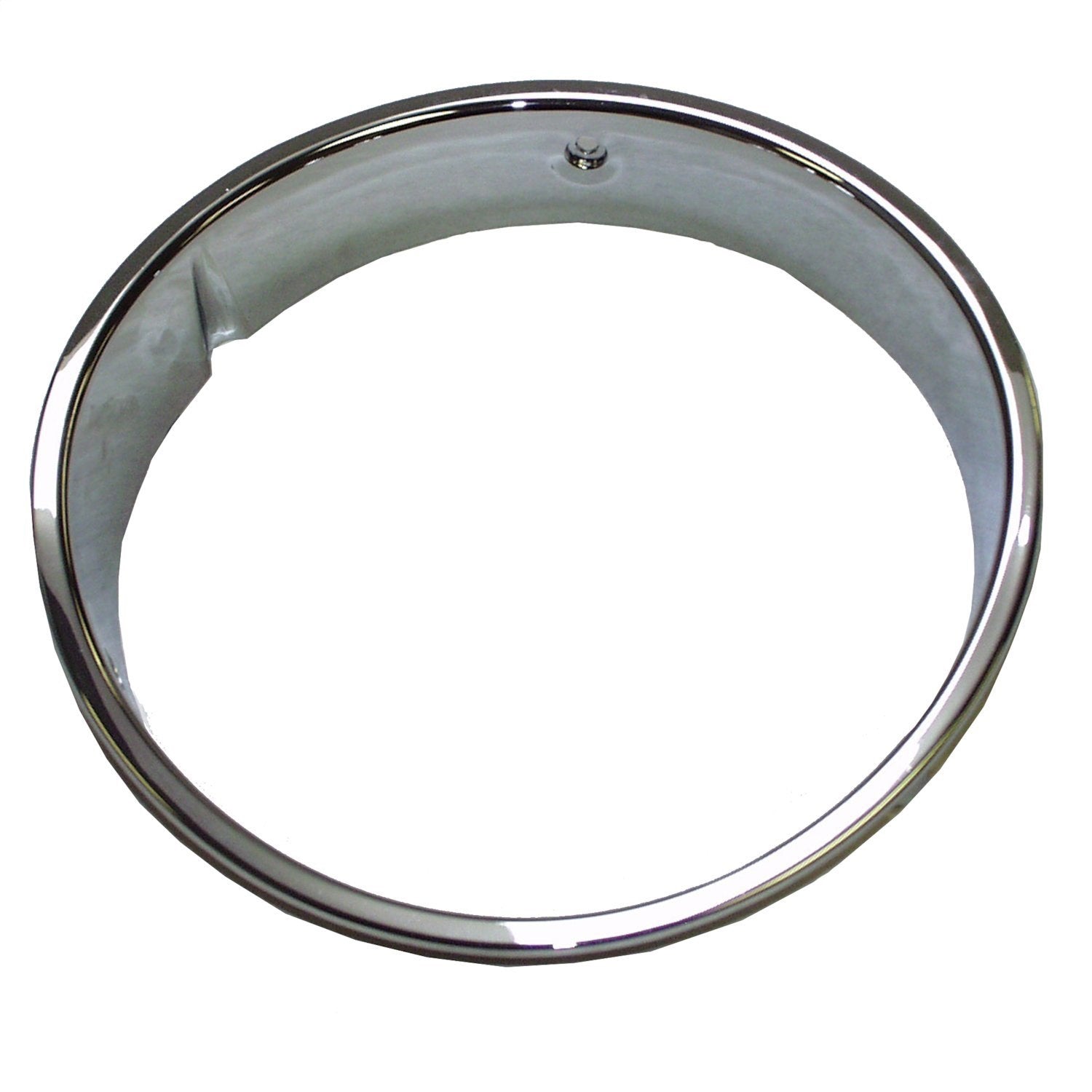 Crown Automotive Jeep Replacement 55055047 Headlamp Bezel; Left; Chrome; Crown Automotive Jeep Replacement 55055047