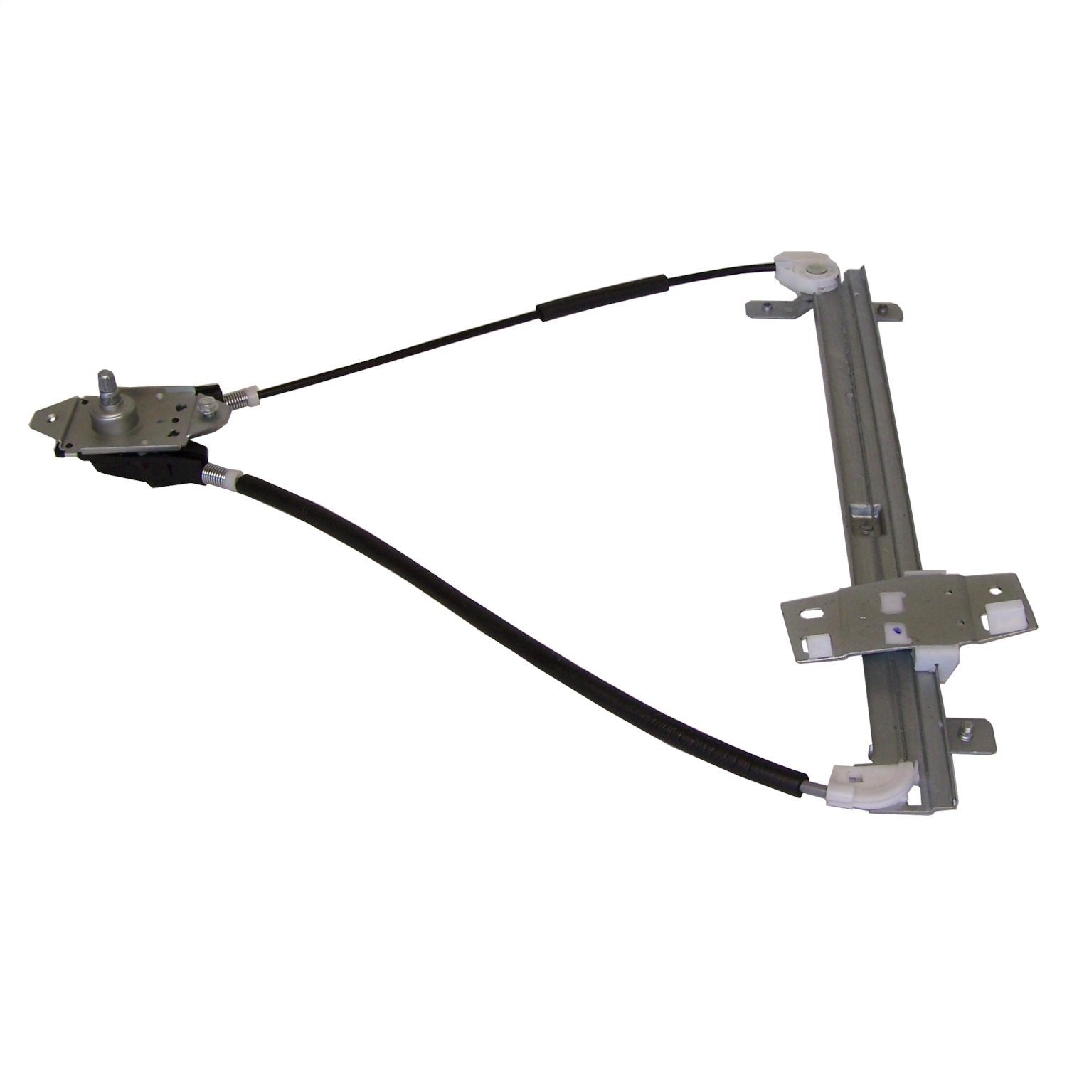 Crown Automotive Jeep Replacement 55076025AD Window Regulator; Front Left; Manual; Crown Automotive Jeep Replacement 55076025AD