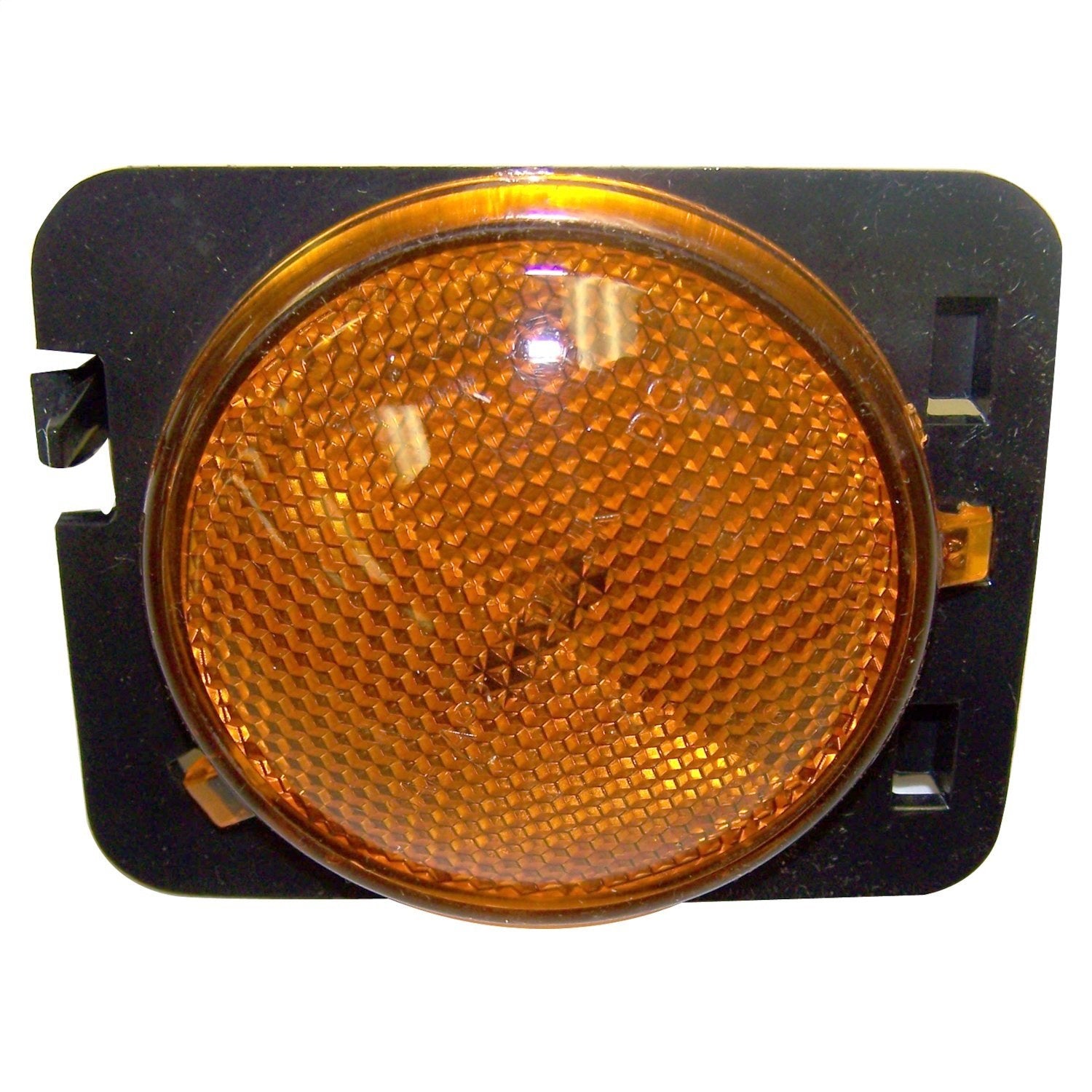Crown Automotive Jeep Replacement 55078144AA Side Marker Light; Front Right; Amber Lens w/Clear Bulb; Crown Automotive Jeep Replacement 55078144AA