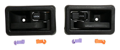 Crown Automotive Jeep Replacement 55176476K Interior Door Handle Kit; Front; Incl. Handles And Door Lock Rod Clips; Crown Automotive Jeep Replacement 55176476K
