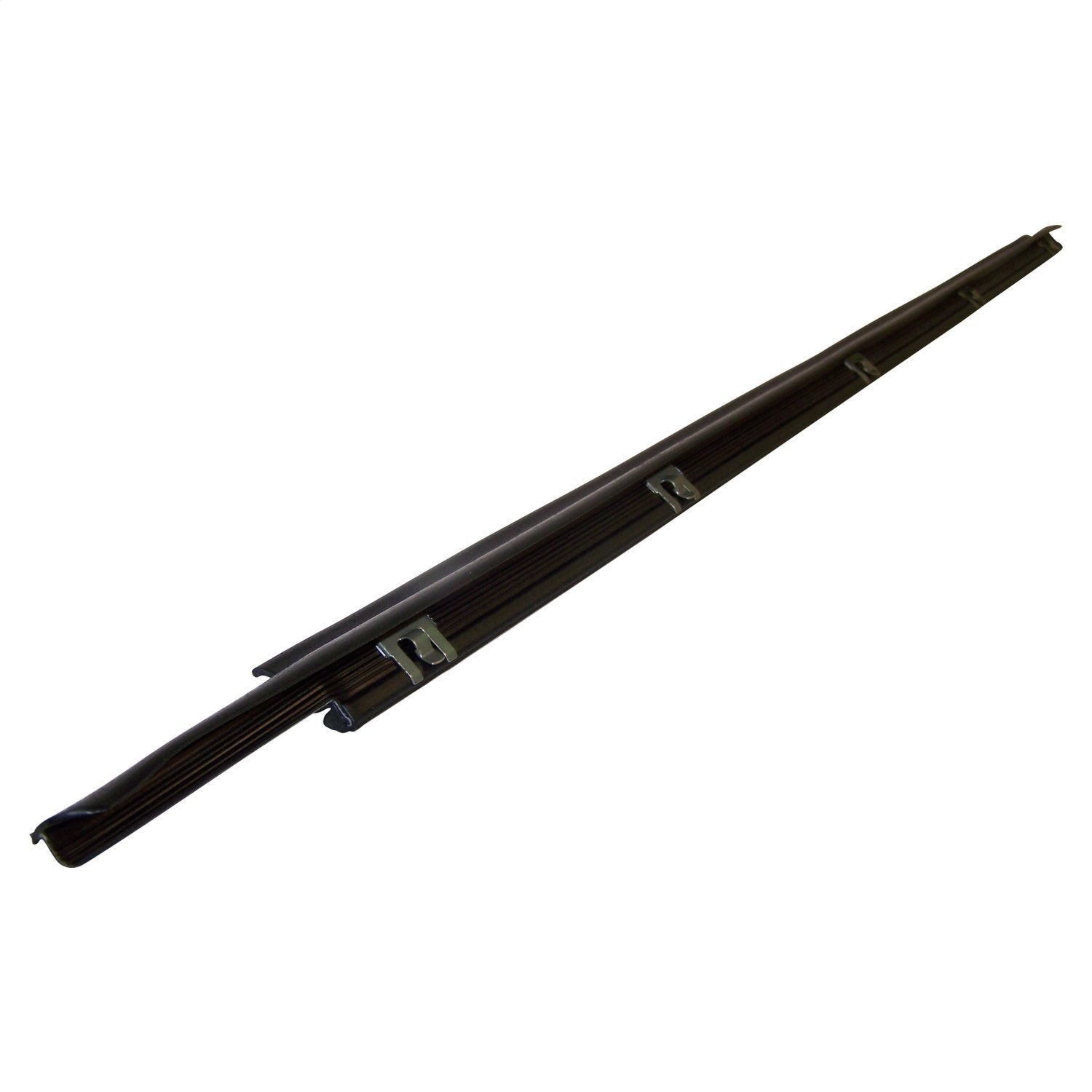 Crown Automotive Jeep Replacement 55176565AC Door Belt Weatherstrip; Left; For Use w/Full Doors; Crown Automotive Jeep Replacement 55176565AC
