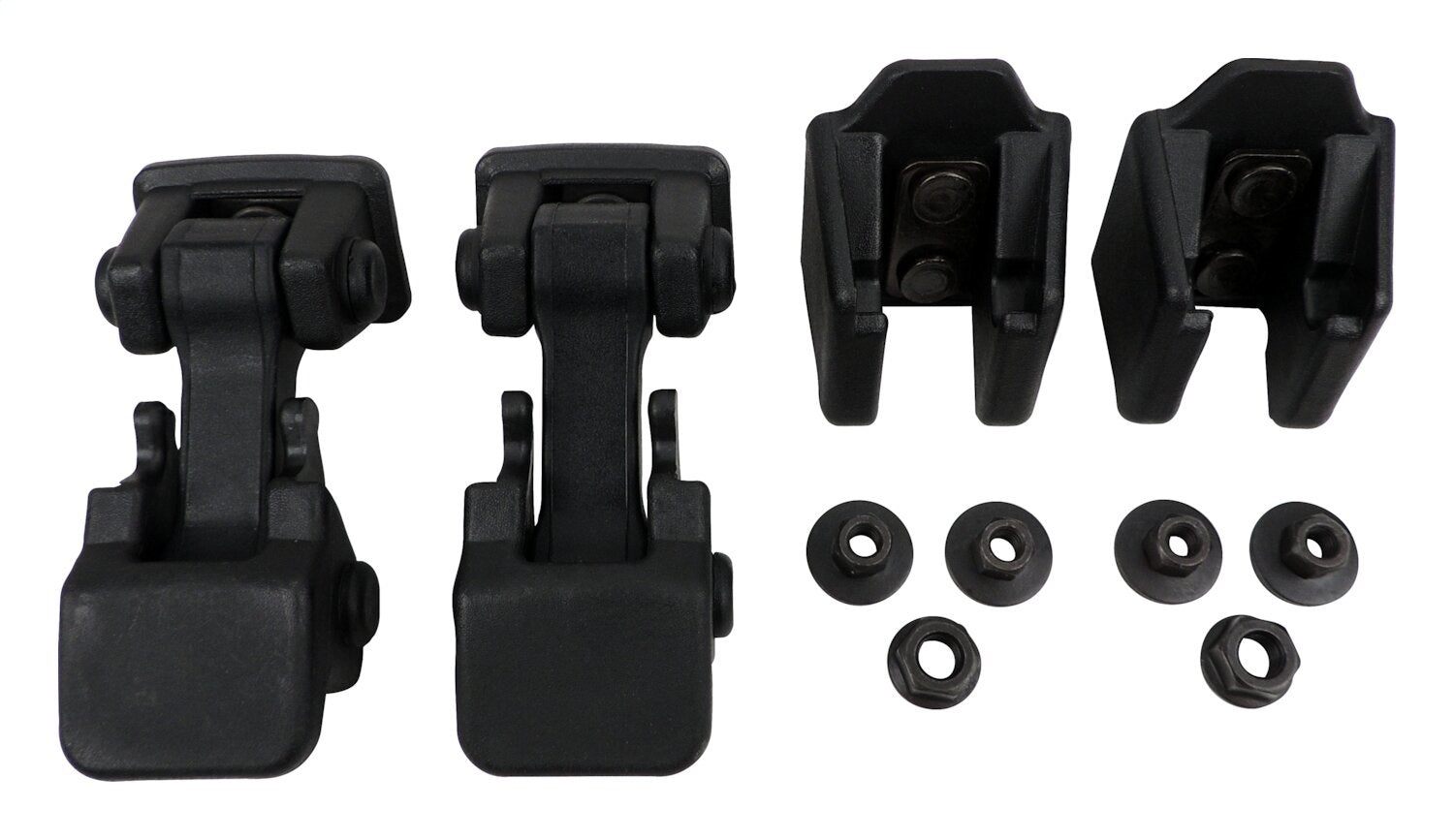 Crown Automotive Jeep Replacement 55176636K2 Hood Catch Kit; Incl. 2 Catches/2 Brackets; Crown Automotive Jeep Replacement 55176636K2