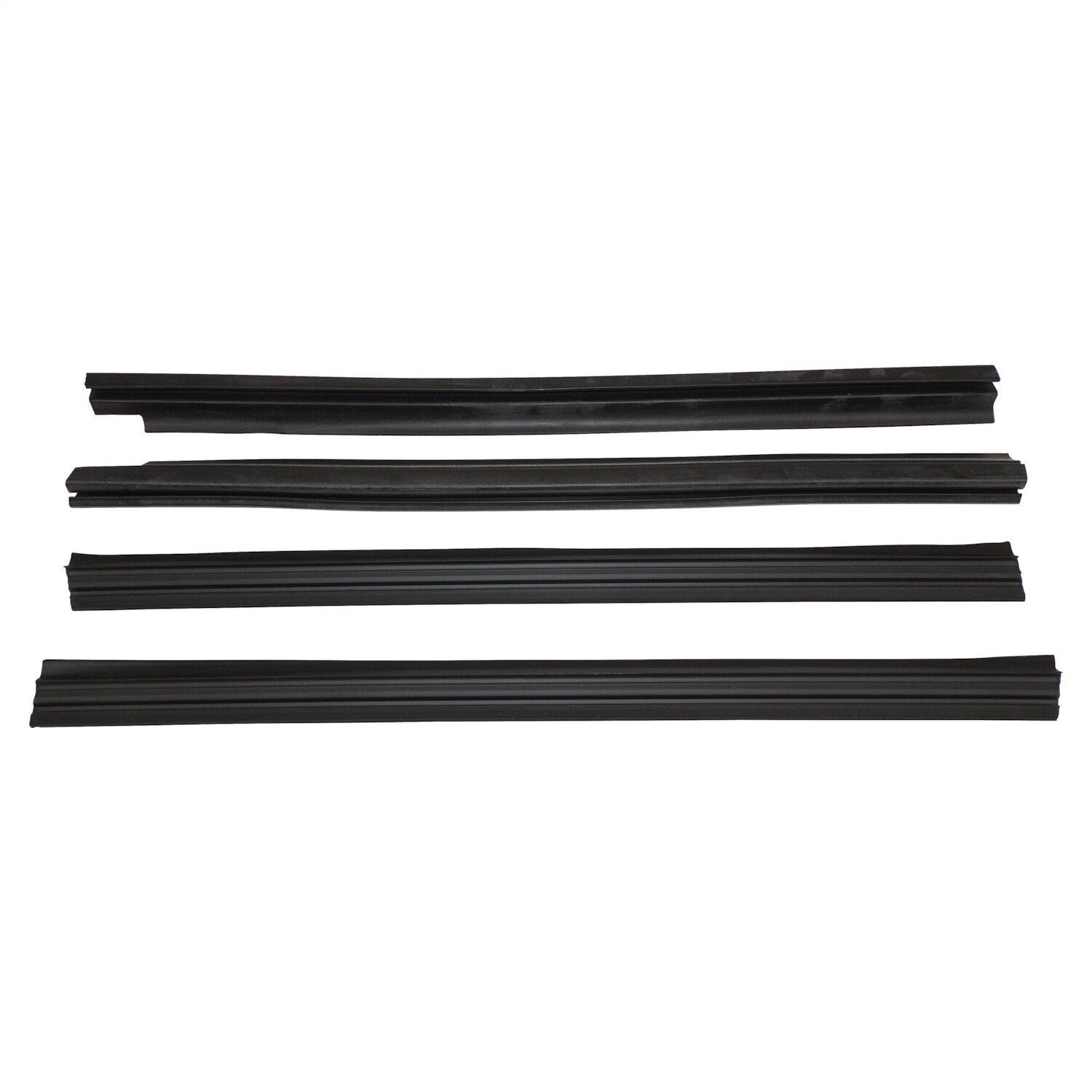 Crown Automotive Jeep Replacement 55235408K4 Door Glass Weatherstrip Kit; Front; Inner and Outer; Crown Automotive Jeep Replacement 55235408K4