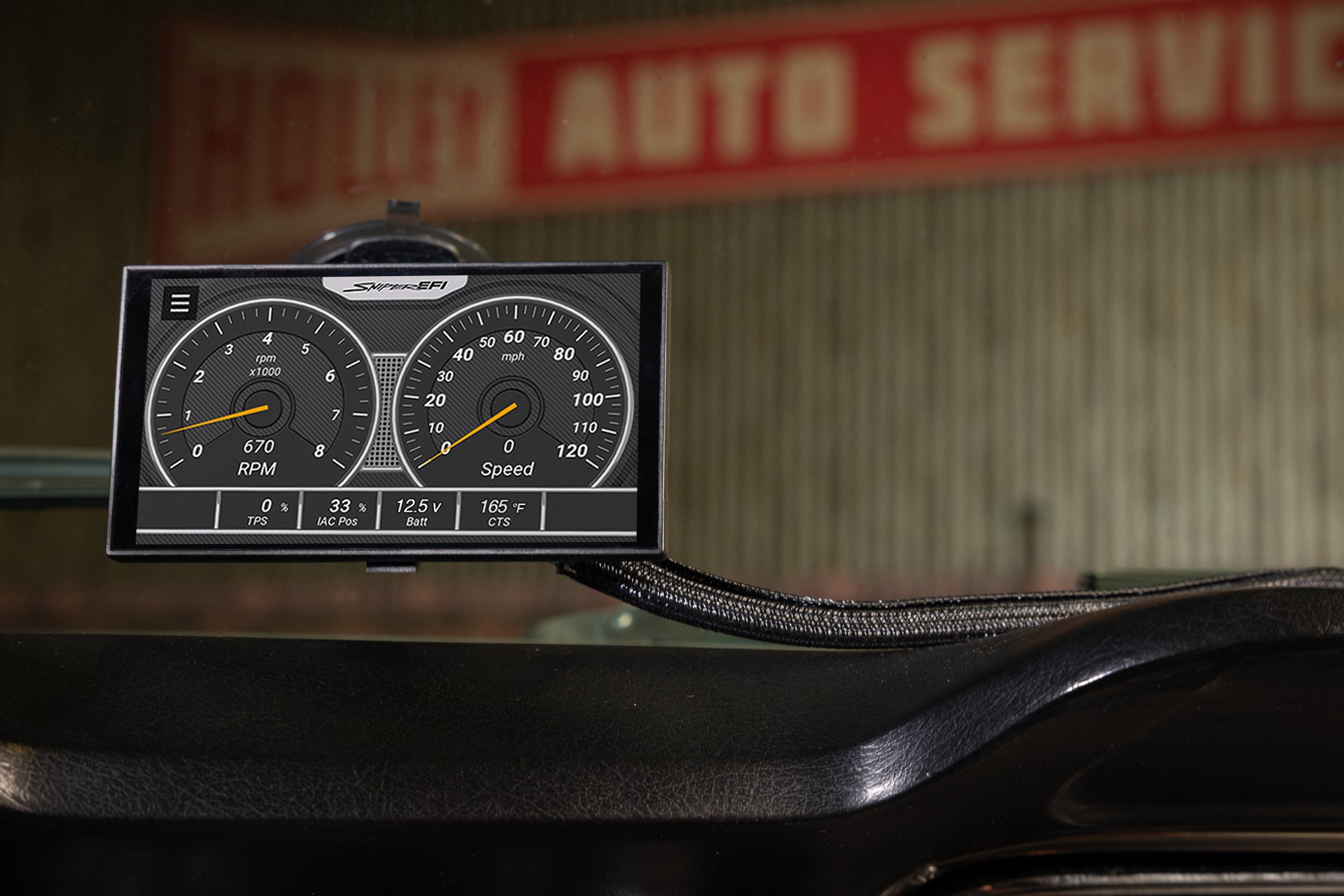 Holley Sniper EFI 553-200X Sniper 2 EFI 5'' Digital Dash Holley Sniper EFI 553-200X