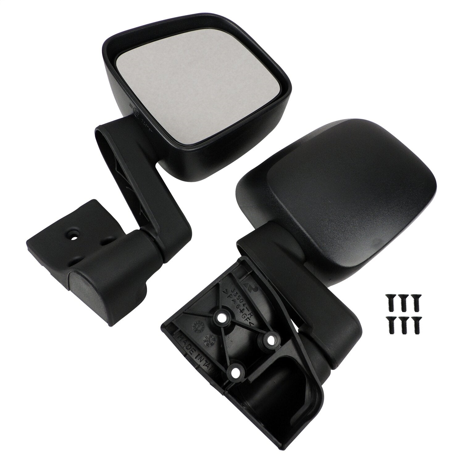 Crown Automotive Jeep Replacement 55395060K Door Mirror Set; Pair; Crown Automotive Jeep Replacement 55395060K