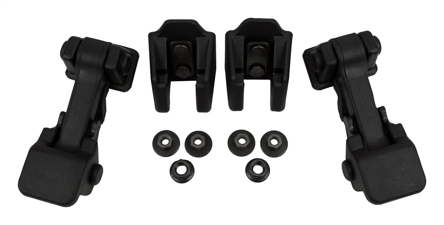 Crown Automotive Jeep Replacement 55395653K2 Hood Catch Kit; Inc. 2 Hood Catches/2 Brackets; Crown Automotive Jeep Replacement 55395653K2