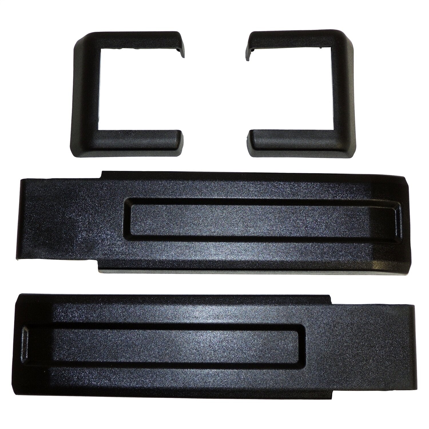 Crown Automotive Jeep Replacement 55397091K Tailgate Hinge Cover Set; Upper/Lower; Crown Automotive Jeep Replacement 55397091K