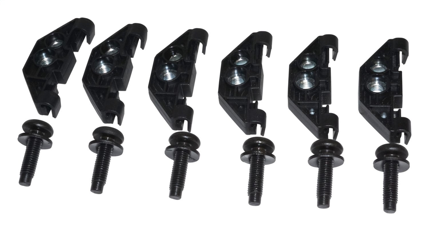 Crown Automotive Jeep Replacement 55397093K Hard Top Hardware Kit; Incl. 6 Retainers And 6 Screws; Crown Automotive Jeep Replacement 55397093K