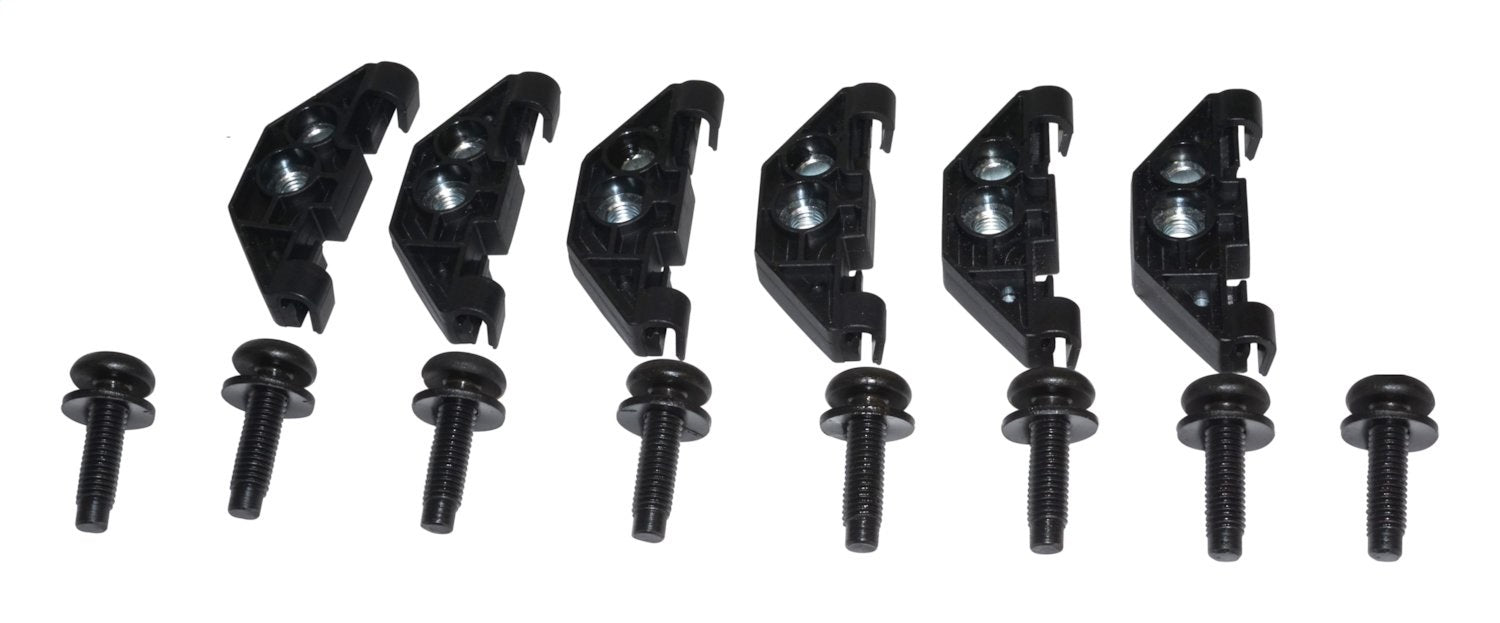 Crown Automotive Jeep Replacement 55397093K8 Hard Top Hardware Kit; Incl. 6 Retainers And 8 Screws; Crown Automotive Jeep Replacement 55397093K8