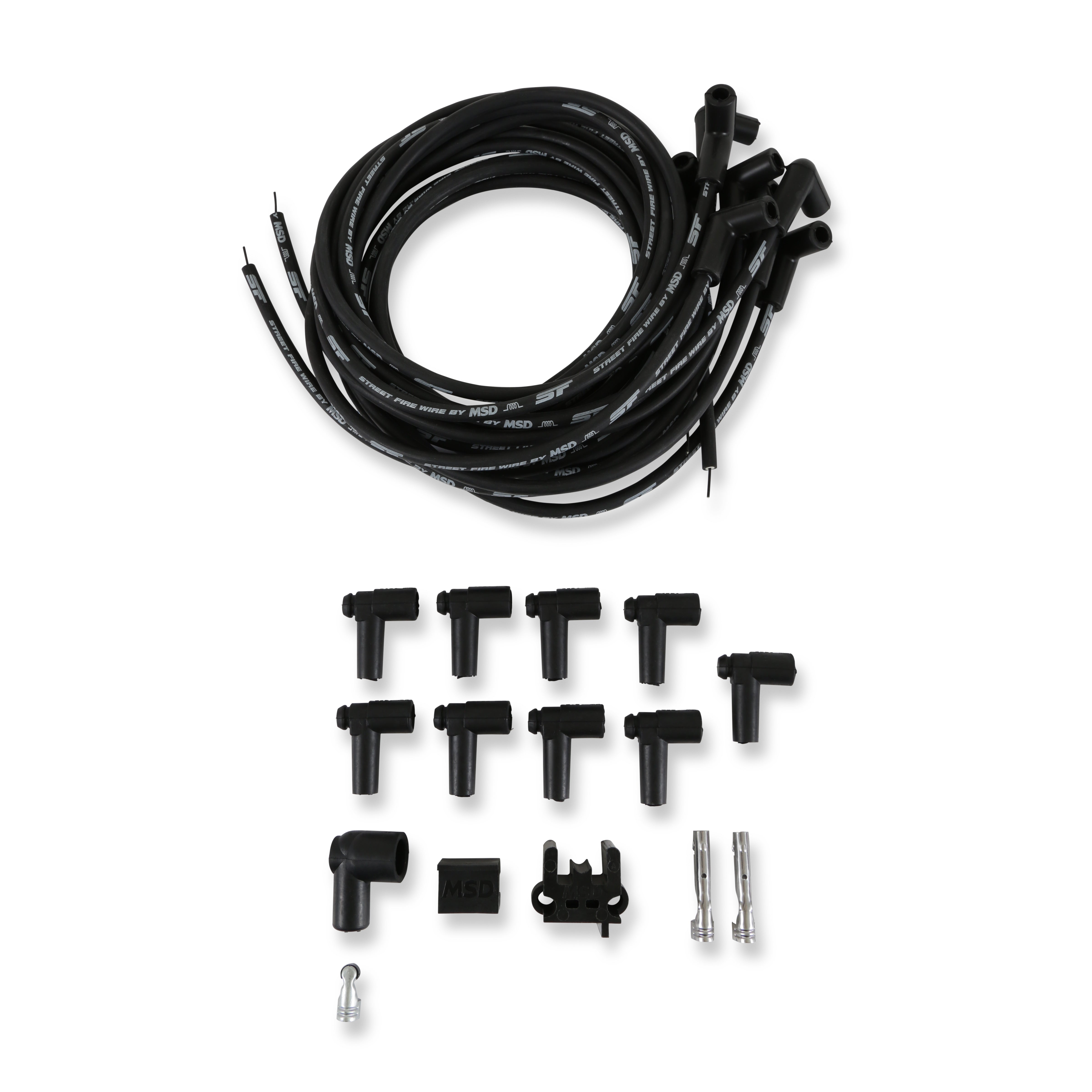 MSD 5552 Street Fire Spark Plug Wire Set MSD 5552
