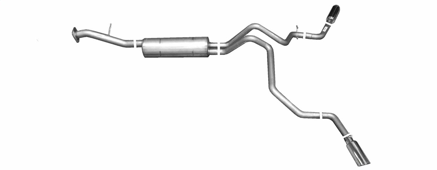 Gibson Performance Exhaust 5563 Cat-Back Dual Extreme Exhaust System; Aluminized Gibson Performance Exhaust 5563