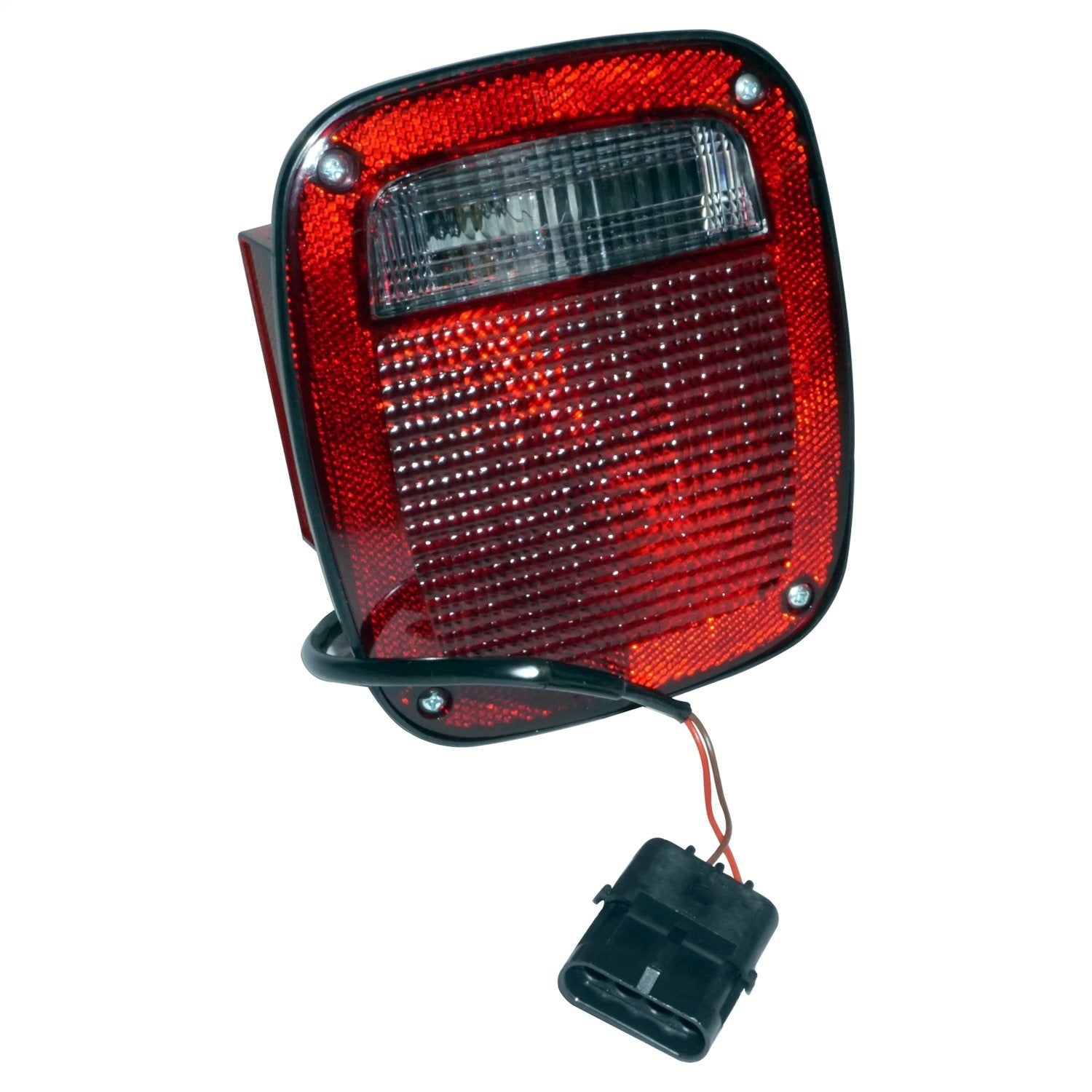 Crown Automotive Jeep Replacement 56016721 Tail Light Assembly; Left; w/License Plate Lamp; Crown Automotive Jeep Replacement 56016721