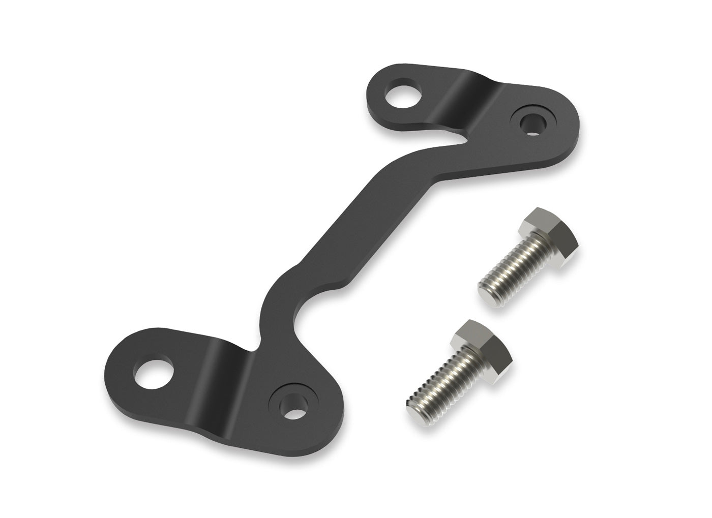 Holley 561-132 Ignition Coil Bracket; Incl. Offset Bracket/Mounting Bolts; Black; Holley 561-132