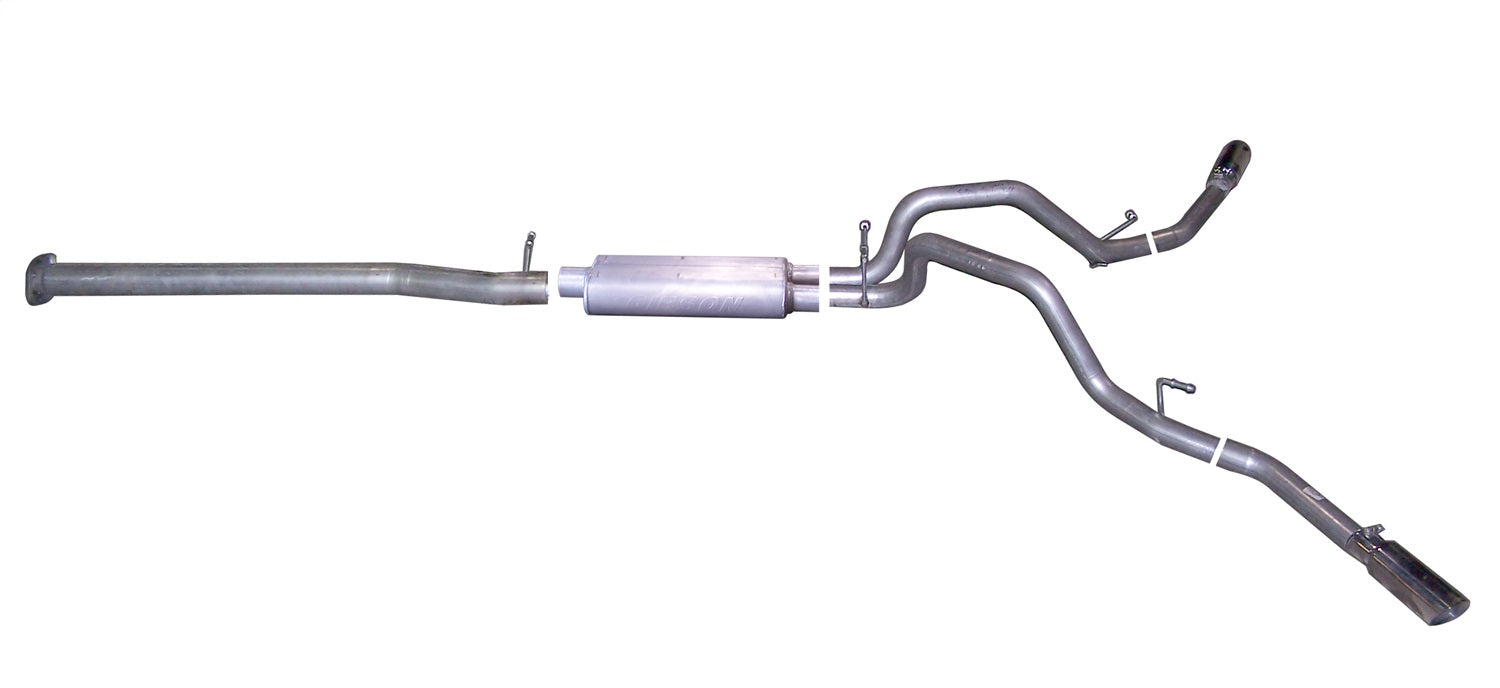 Gibson Performance Exhaust 5628 Cat-Back Dual Extreme Exhaust System; Aluminized Gibson Performance Exhaust 5628