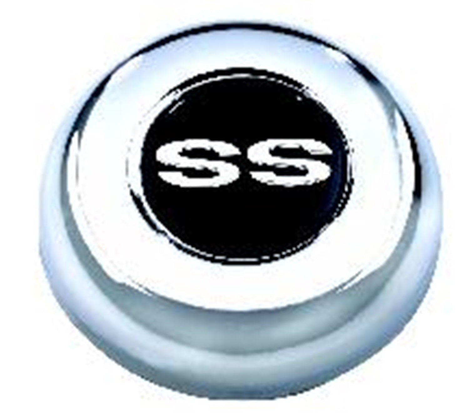 Grant 5629 GM Licensed Horn Button; Chrome; SS Super Sport®; Classic/Challenger Wheels; Grant 5629