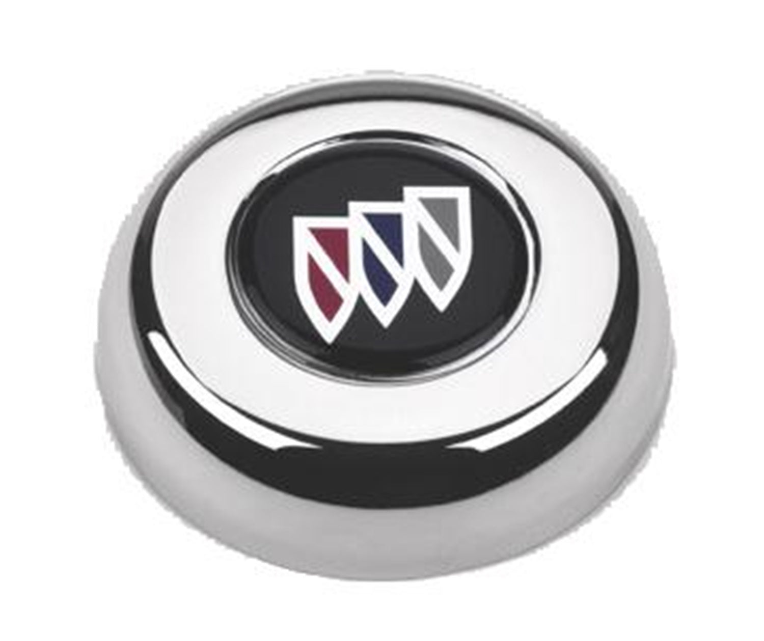 Grant 5631 GM Licensed Horn Button; Chrome; Buick®; Classic/Challenger Wheels; Grant 5631