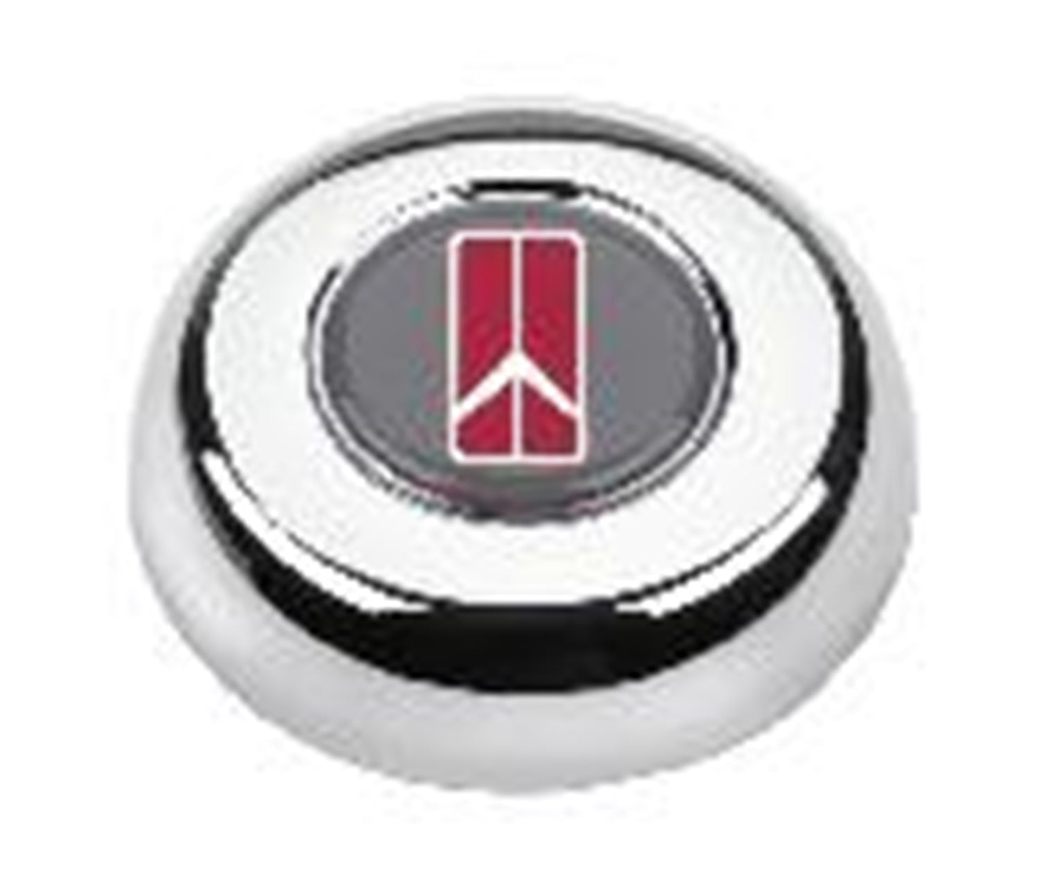 Grant 5634 GM Licensed Horn Button; Chrome; Oldsmobile®; Classic/Challenger Wheels; Grant 5634
