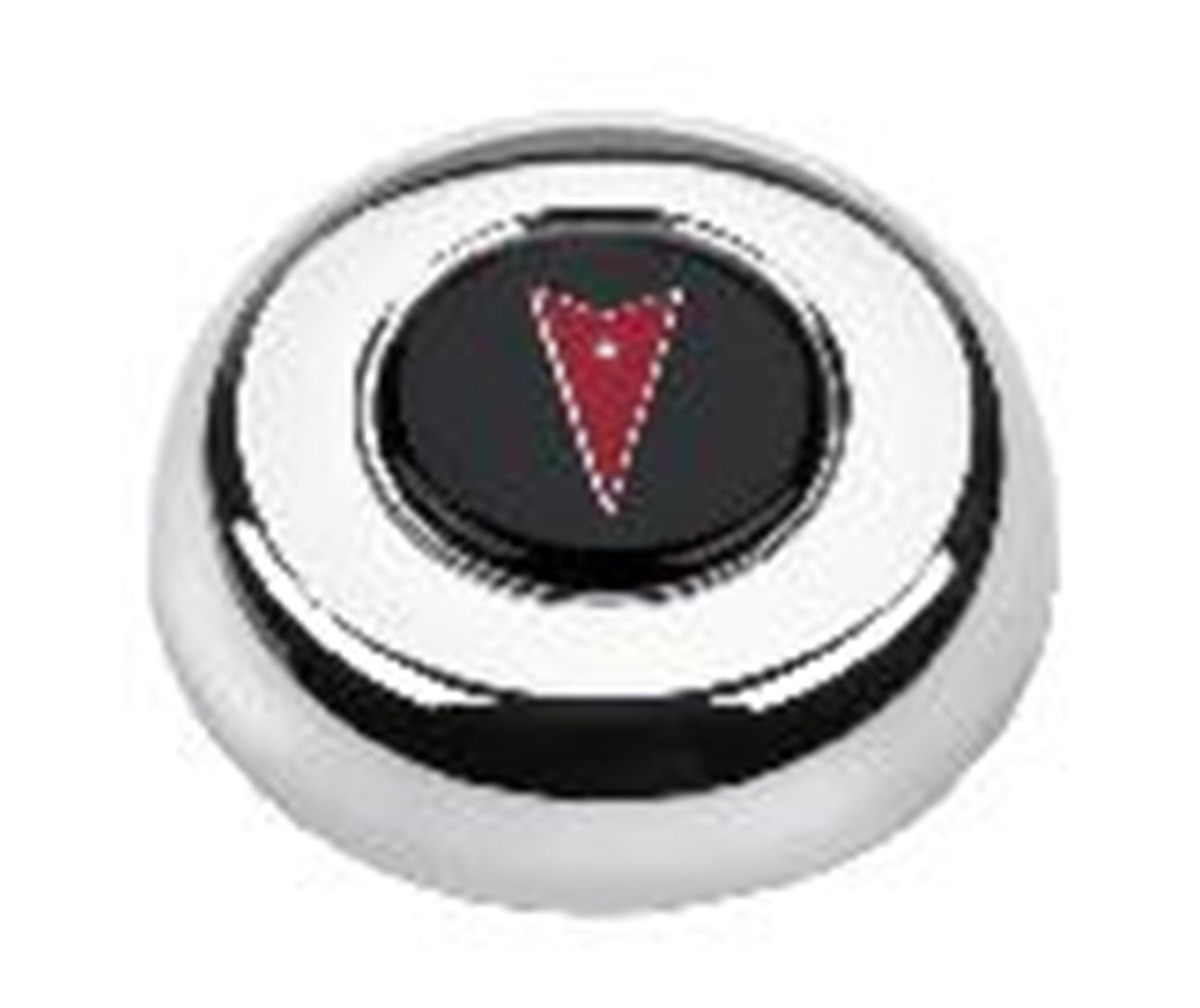 Grant 5635 GM Licensed Horn Button; Chrome; Pontiac®; Classic/Challenger Wheels; Grant 5635