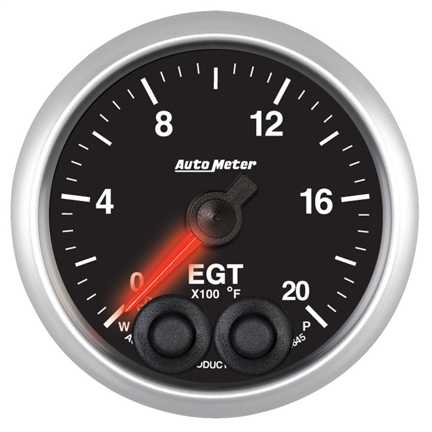 AutoMeter 5645 GAUGE; PYRO. (EGT); 2 1/16in.; 2000deg.F; STEPPER MOTOR W/PEAK/WARN; ELITE AutoMeter 5645