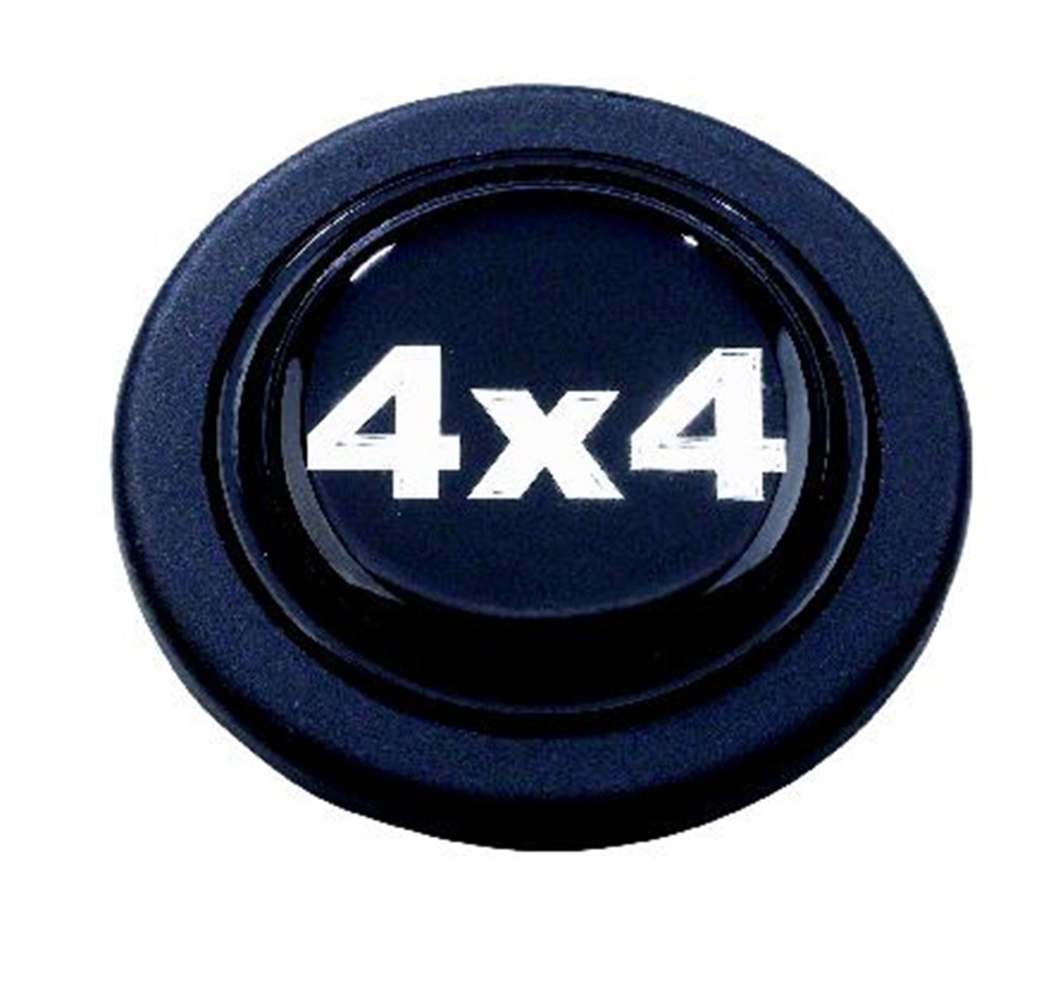 Grant 5648 Signature Horn Button; Black Plastic w/4x4 Logo; Grant 5648