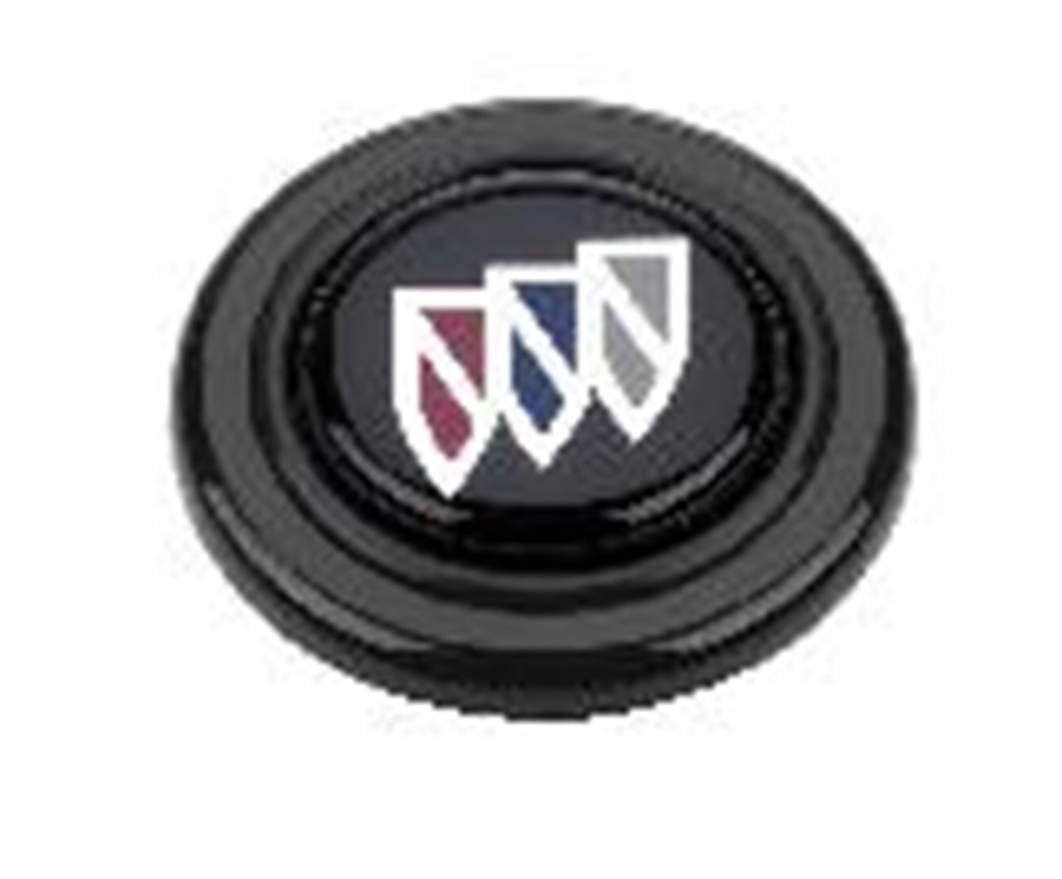 Grant 5651 GM Licensed Horn Button; Black Plastic; Buick®; Signature Wheels; Grant 5651
