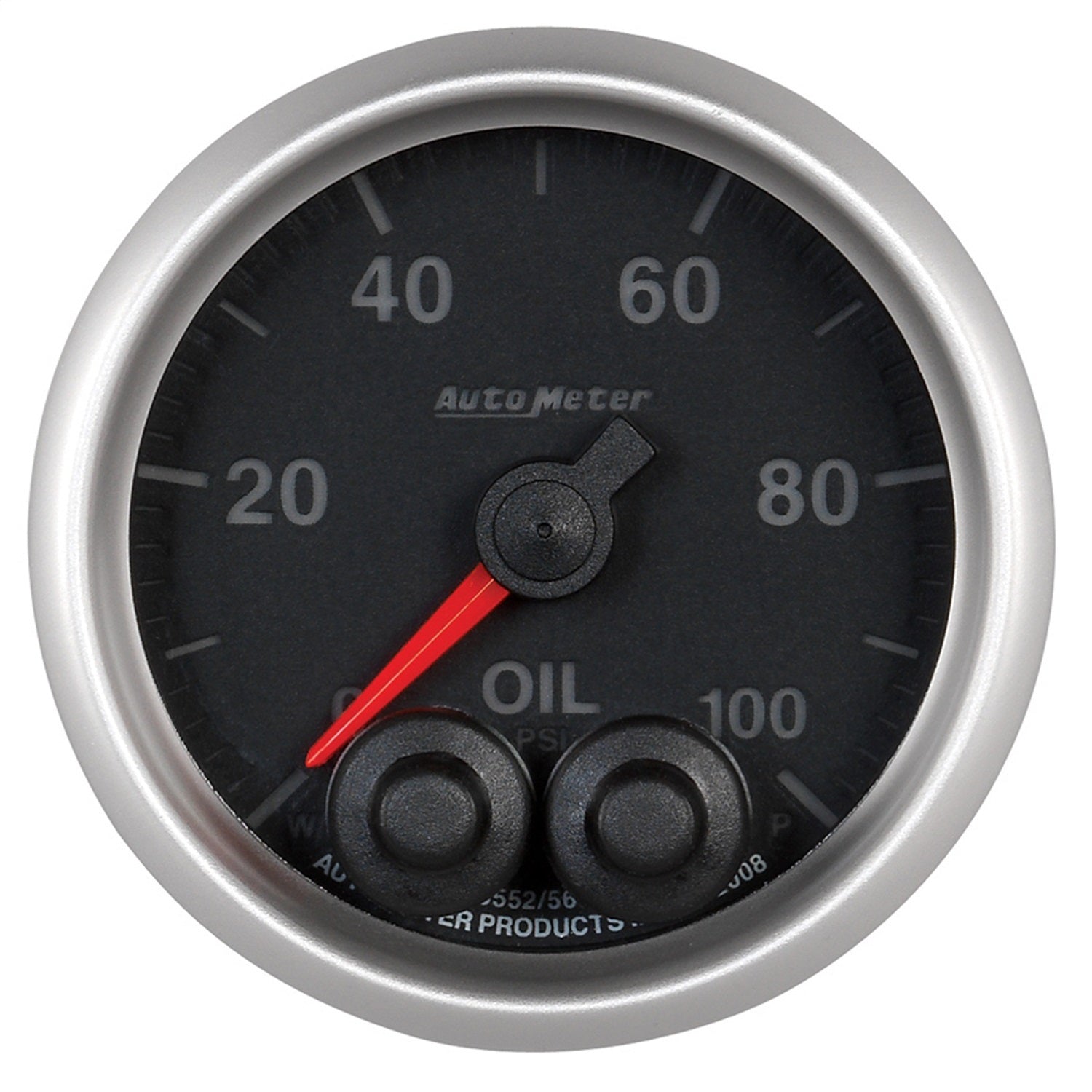 AutoMeter 5652-05702-NS GAUGE; OIL PRESS; 2 1/16in.; 100PSI; STEPPER MOTOR W/PEAK/WARN; W/O SENSOR AutoMeter 5652-05702-NS
