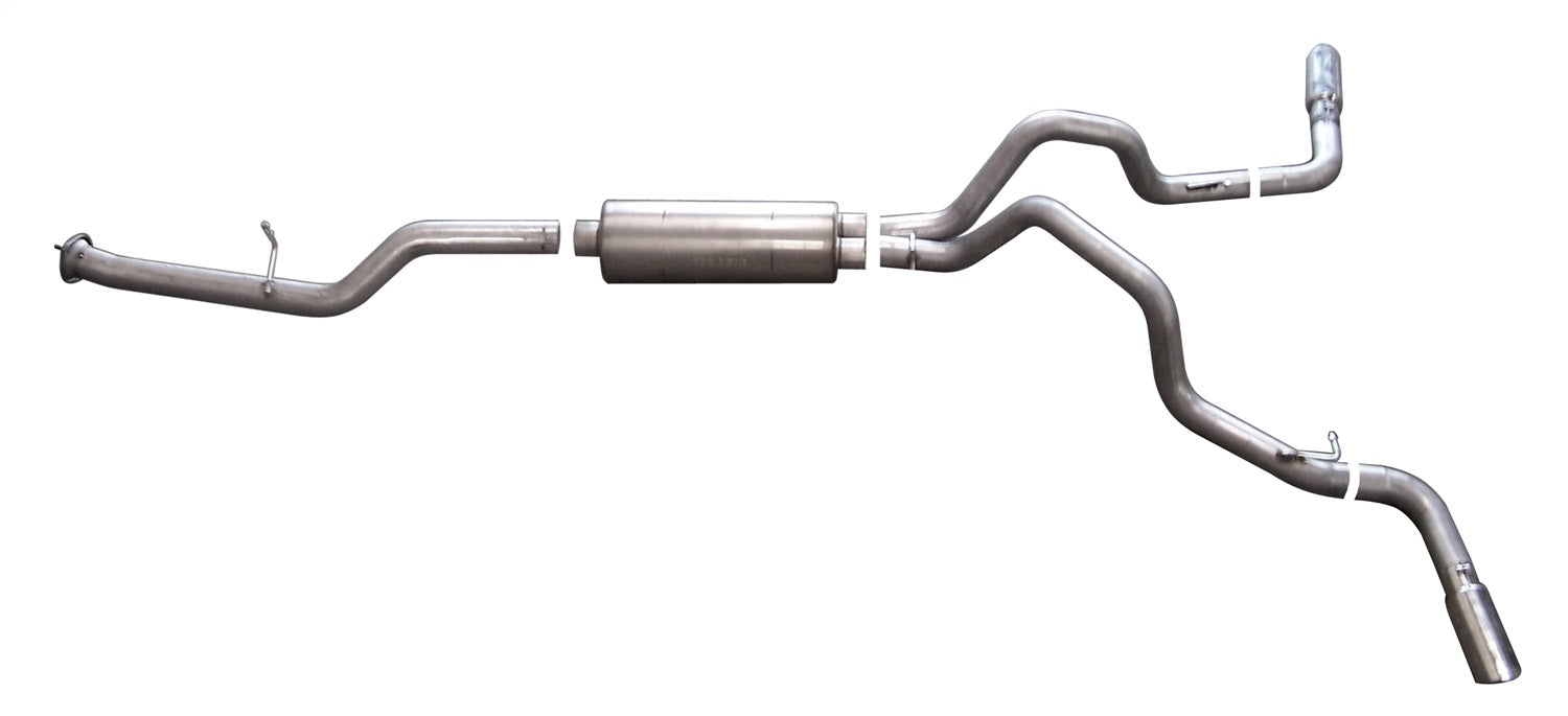 Gibson Performance Exhaust 5652 Cat-Back Dual Extreme Exhaust System; Aluminized Gibson Performance Exhaust 5652