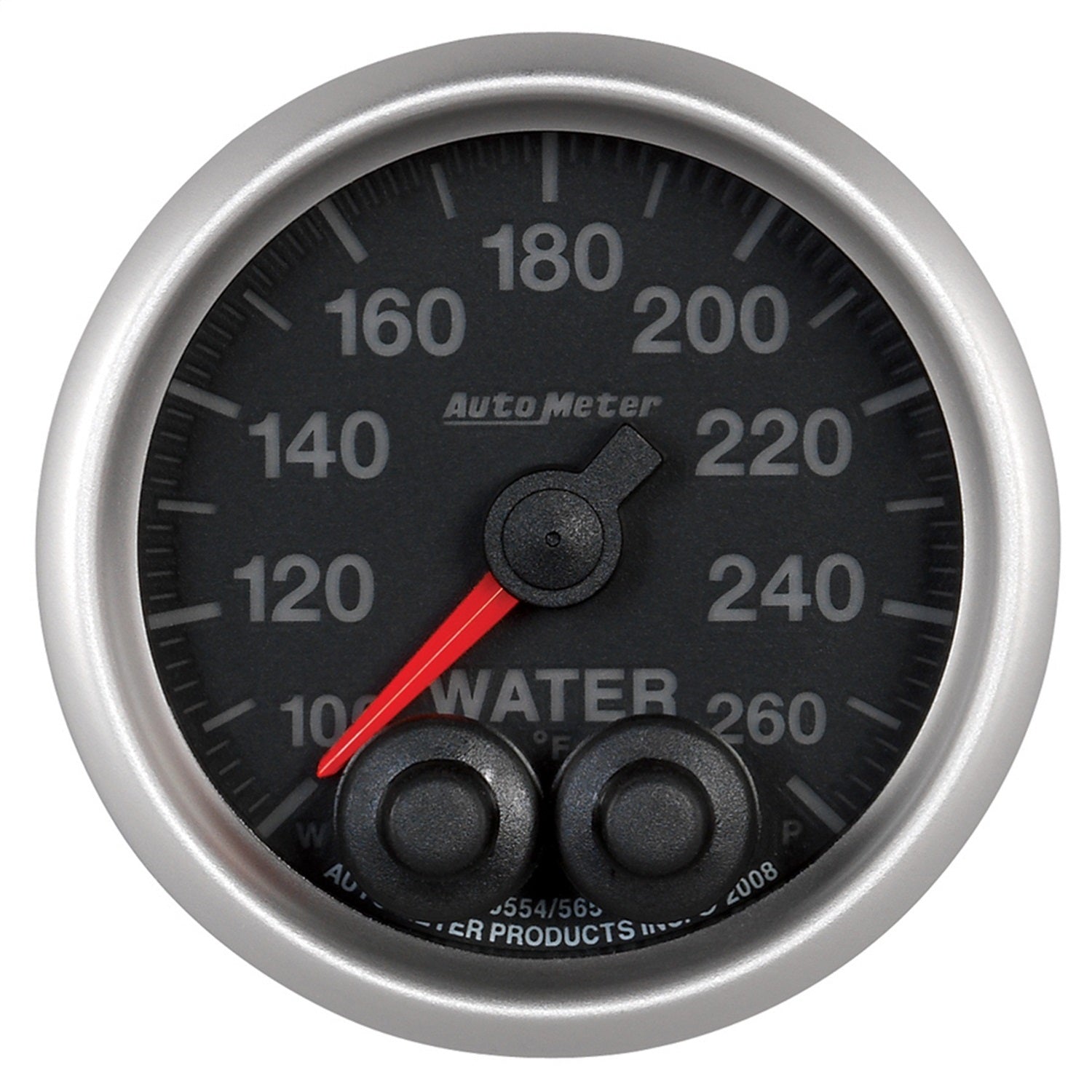 AutoMeter 5654-05702-D GAUGE; WTEMP; 2 1/16in.; 260deg.F; STEPPER MOTOR W/PEAK/WARN; ELITE; HIGH TEMP C AutoMeter 5654-05702-D