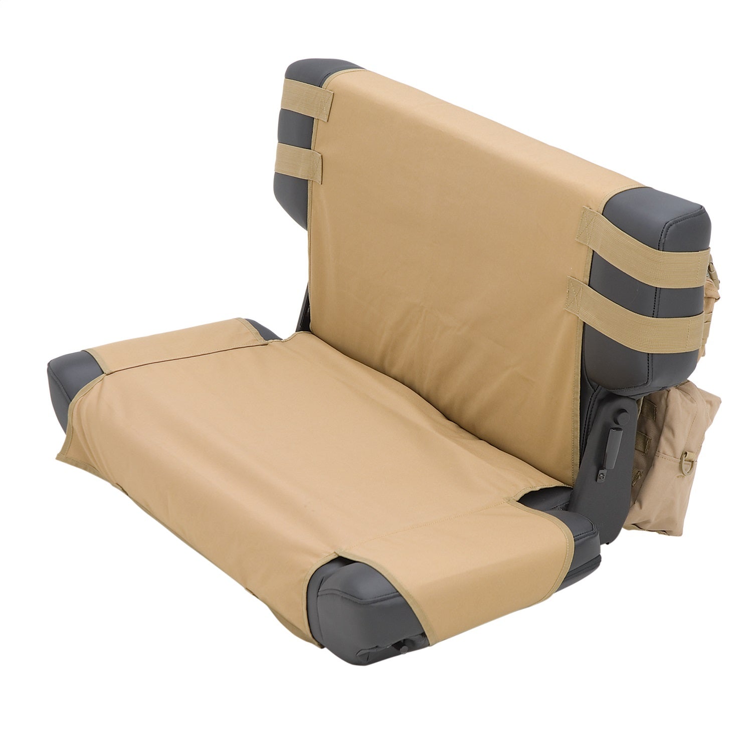 GEAR Seat Cover; Coyote Tan; Rear; Smittybilt 5660224
