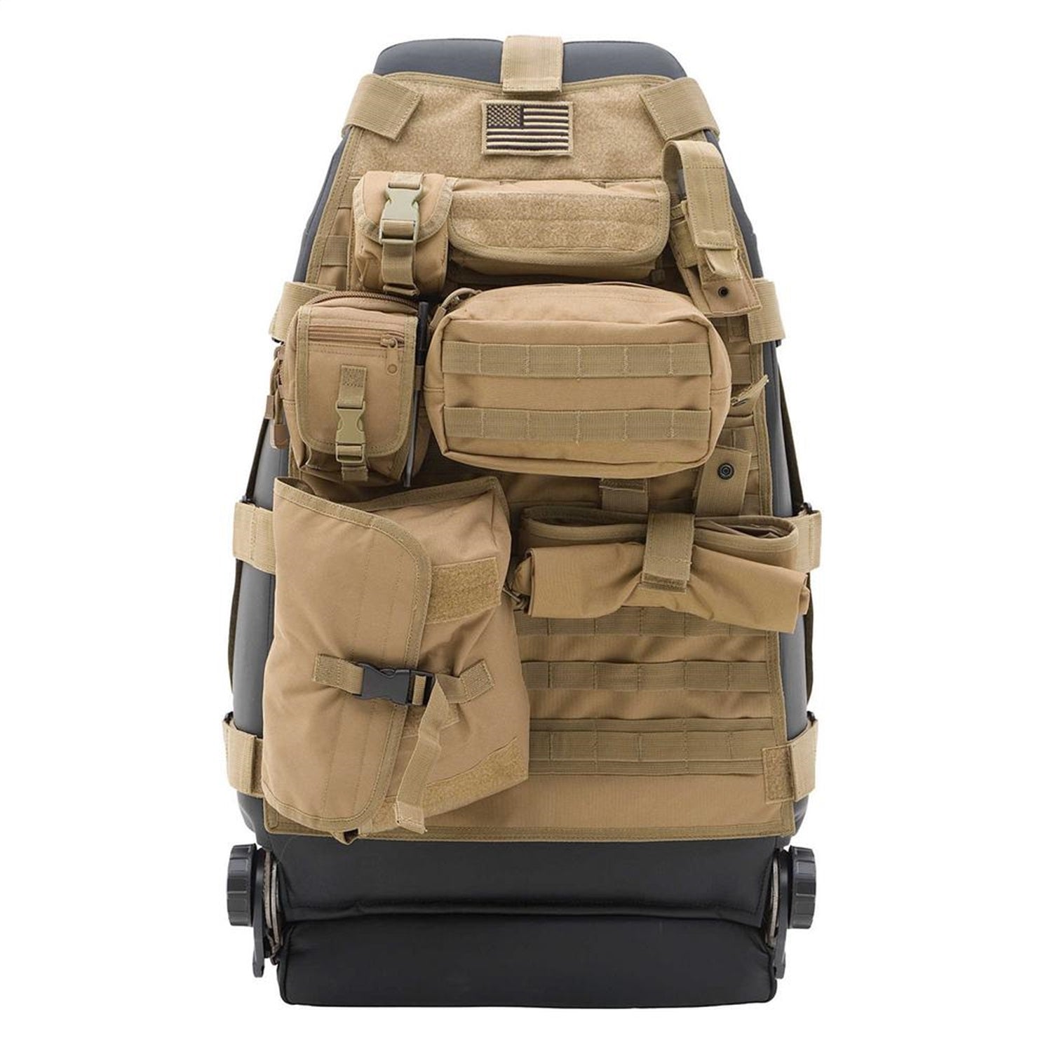 GEAR Seat Cover; Coyote Tan; Front; Smittybilt 5661024