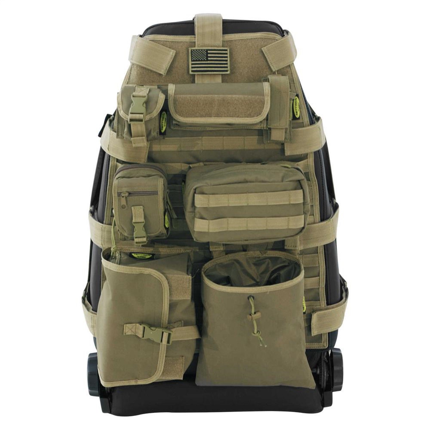 GEAR Seat Cover; OD Green; Front; Smittybilt 5661031