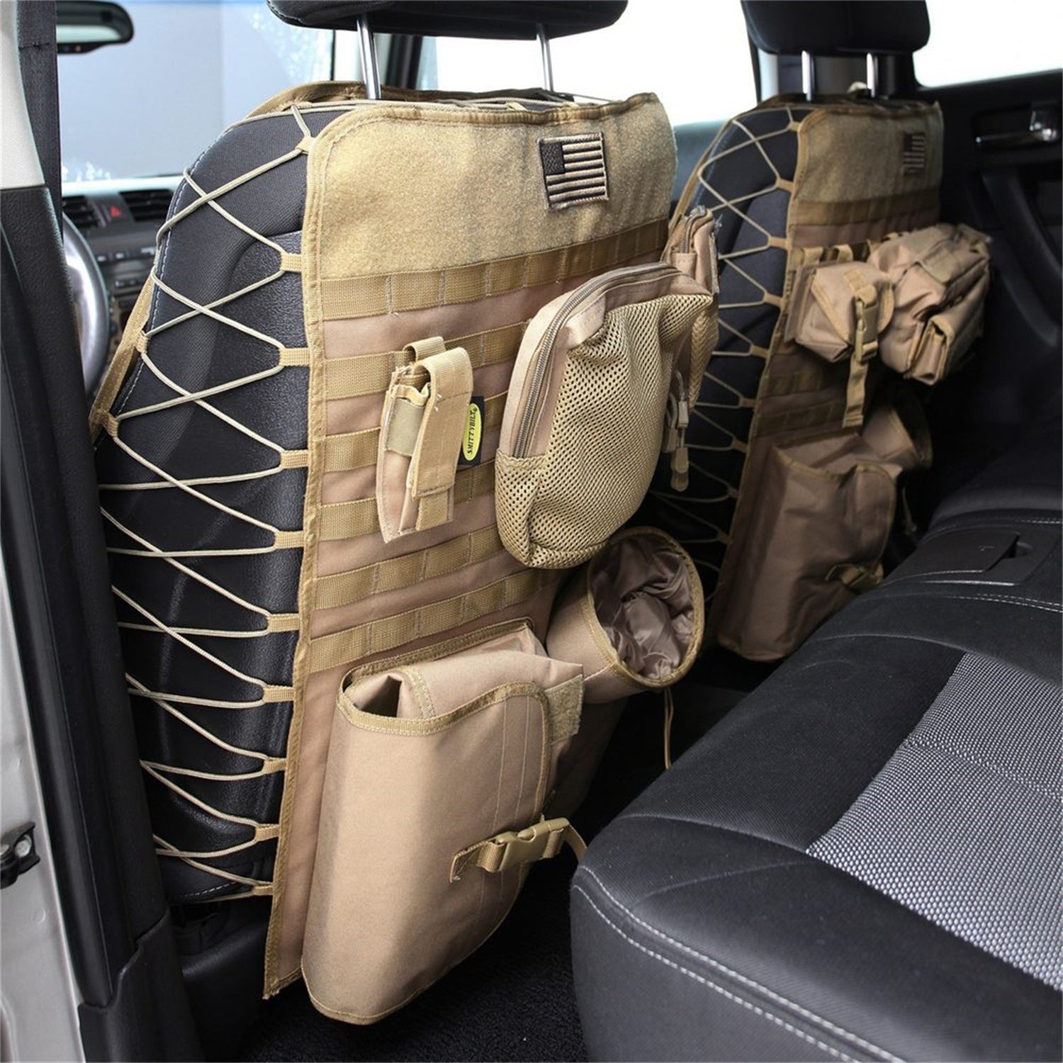 GEAR Truck Seat Cover; Coyote Tan; Front; Smittybilt 5661324