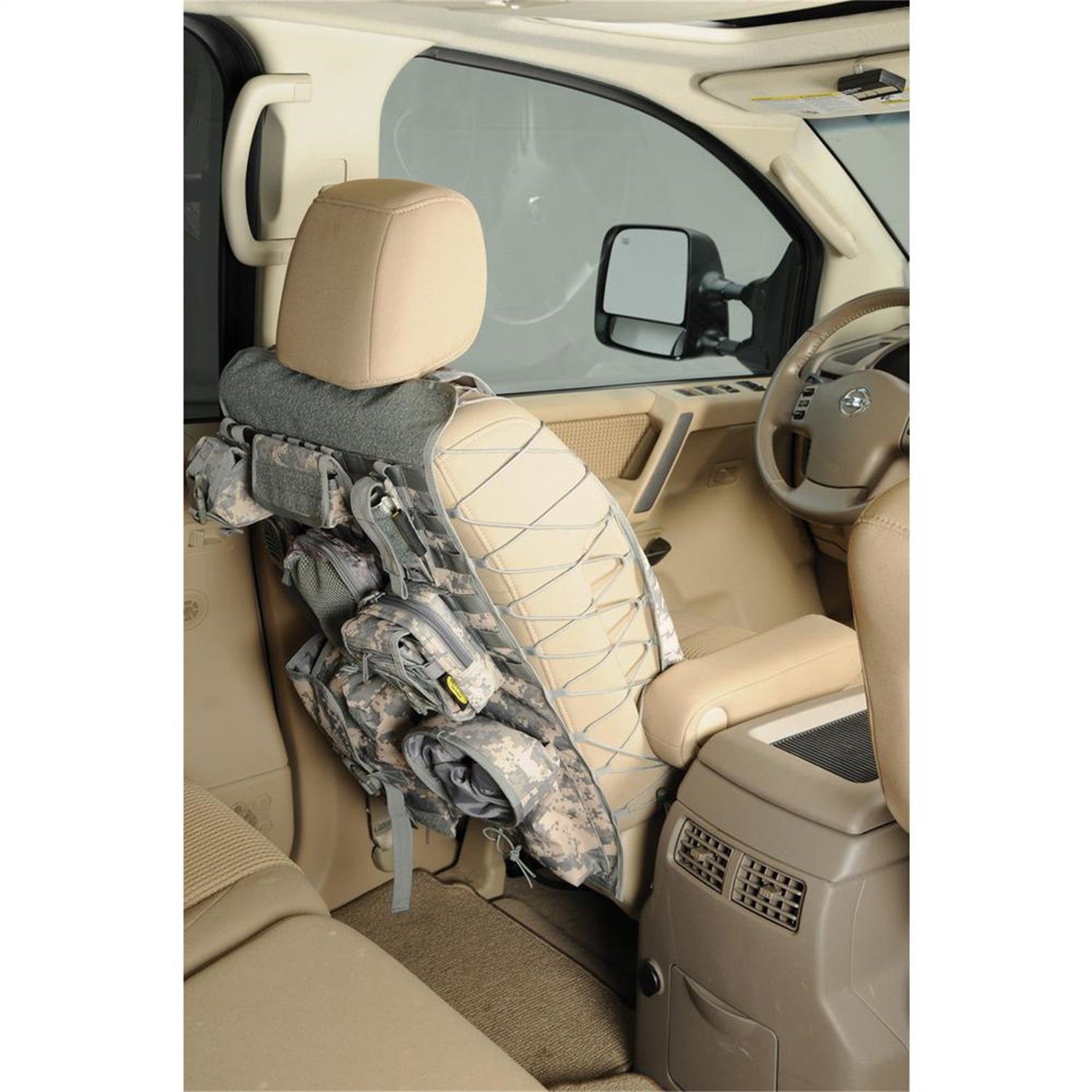 GEAR Truck Seat Cover; OD Green; Front; Smittybilt 5661331