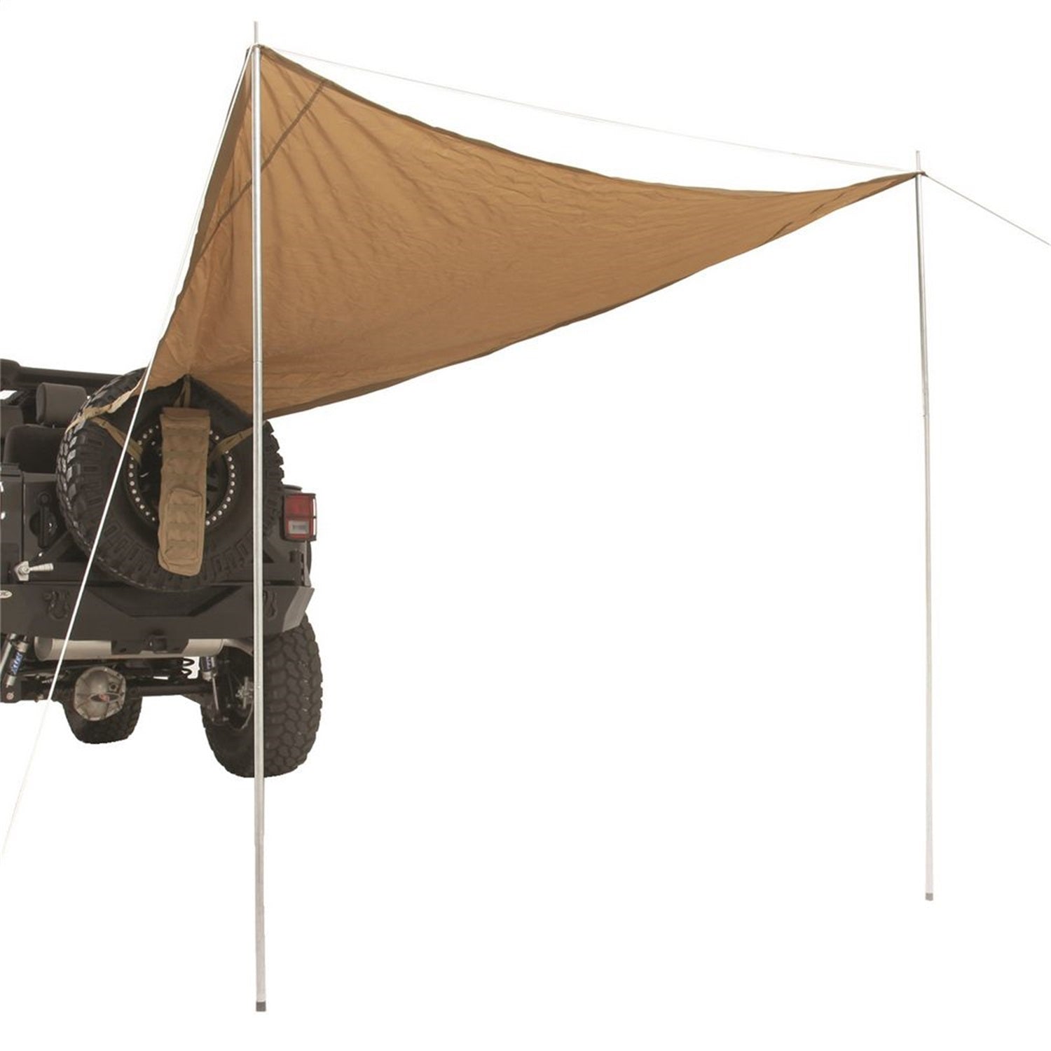 GEAR Trail Shade; Tan; w/Storage Bag; Smittybilt 5662424