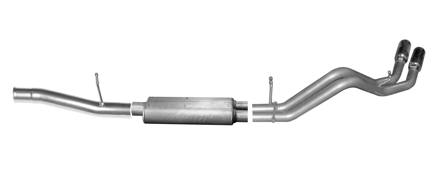 Gibson Performance Exhaust 5663 Cat-Back Dual Sport Exhaust System; Aluminized Gibson Performance Exhaust 5663