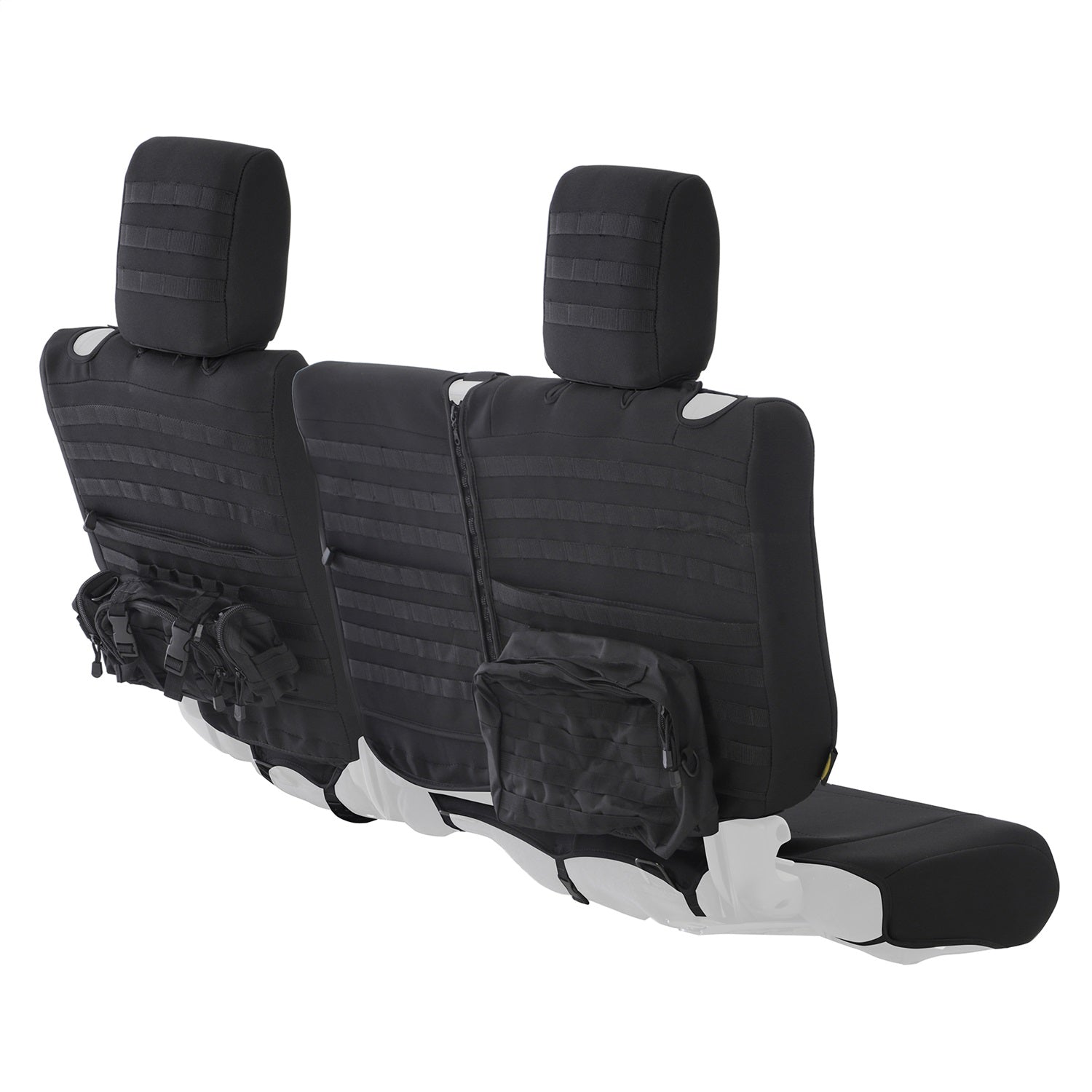 GEAR Custom Seat Cover; Rear; Black; Hardware Included; Smittybilt 56646501