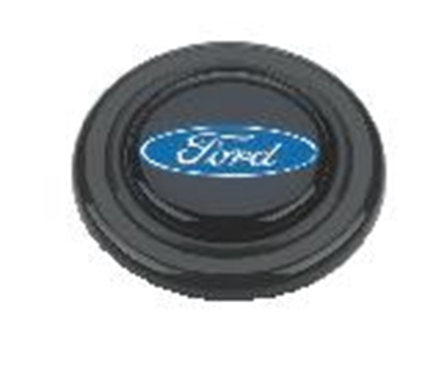 Grant 5665 Ford Licensed Horn Button; Black Plastic; Ford®; Signature Wheels; Grant 5665