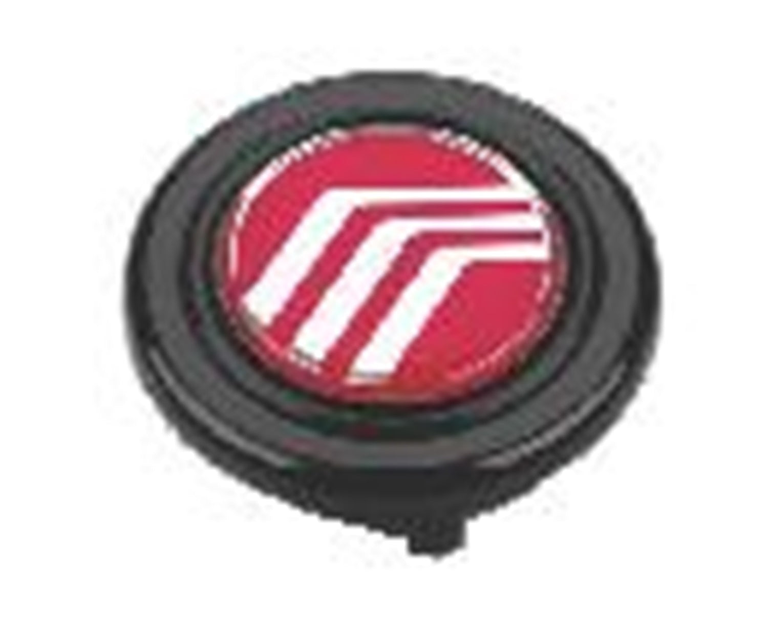 Grant 5667 Ford Licensed Horn Button; Black Plastic; Mercury®; Signature Wheels; Grant 5667