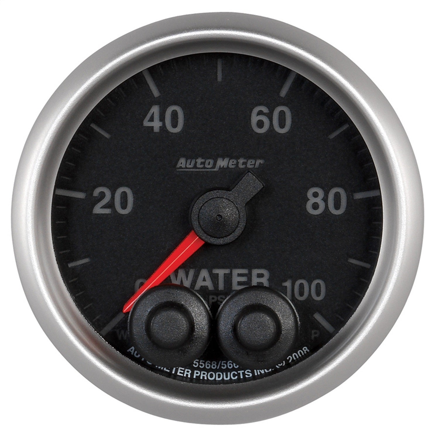 AutoMeter 5668-05702 GAUGE; WATERP; 2 1/16in.; 100PSI; STEPPER MOTOR W/PK/WRN; ELITE; W/O PRO-CONTROL AutoMeter 5668-05702