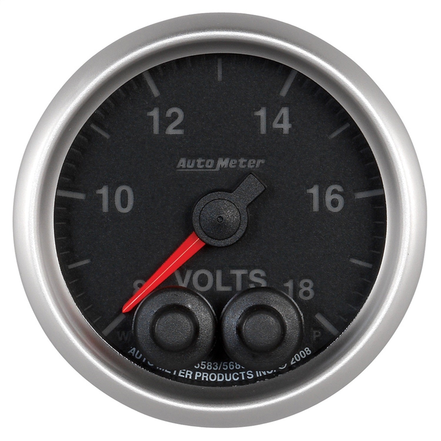 AutoMeter 5683-05702 GAUGE; VOLT; 2 1/16in.; 18V; DIGITAL STPR MTR W/PK/WRN; ELITE; W/O PRO-CONTROL AutoMeter 5683-05702