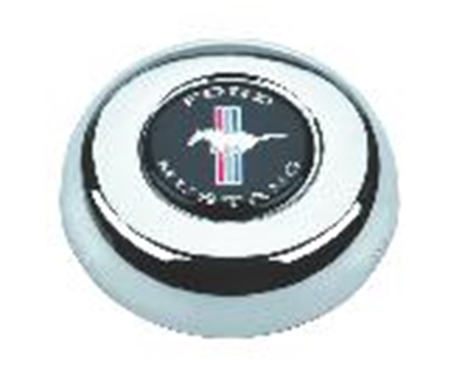 Grant 5688 Ford Licensed Horn Button; Chrome; Mustang®; Classic/Challenger Wheels; Grant 5688